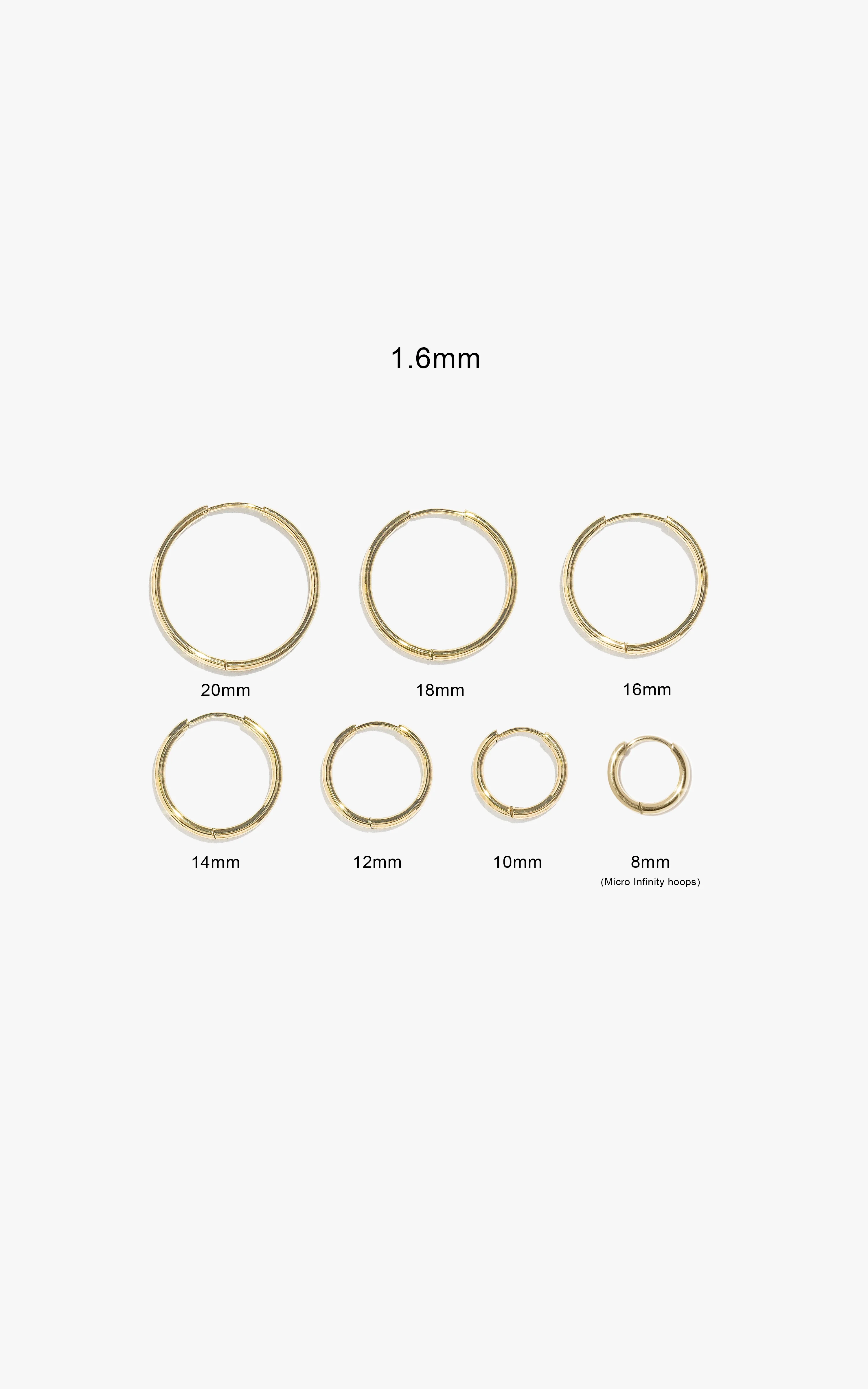 1.6mm Infinity Hoop (Single) - Image 6