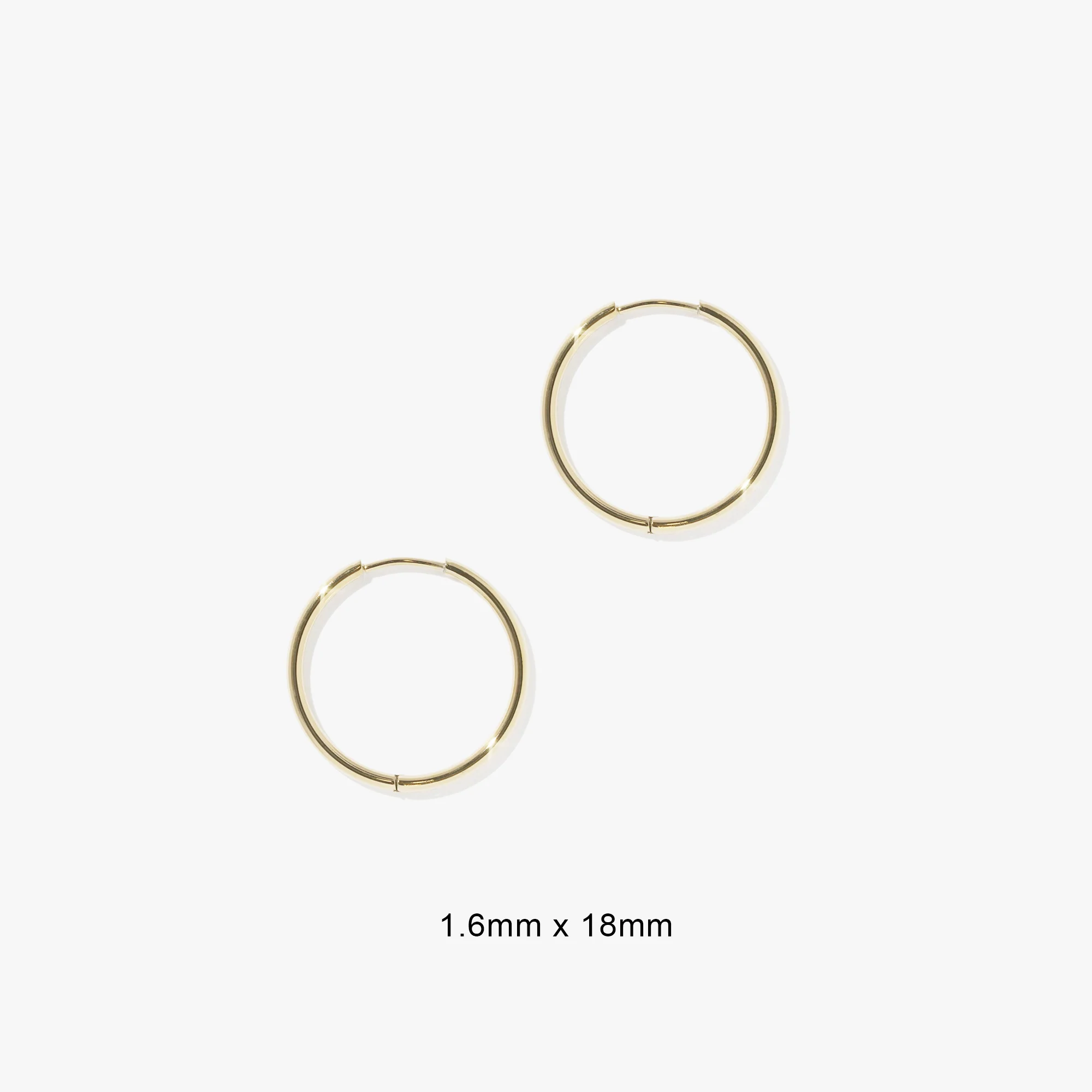 1.6mm Infinity Hoops (Pair) - Image 29