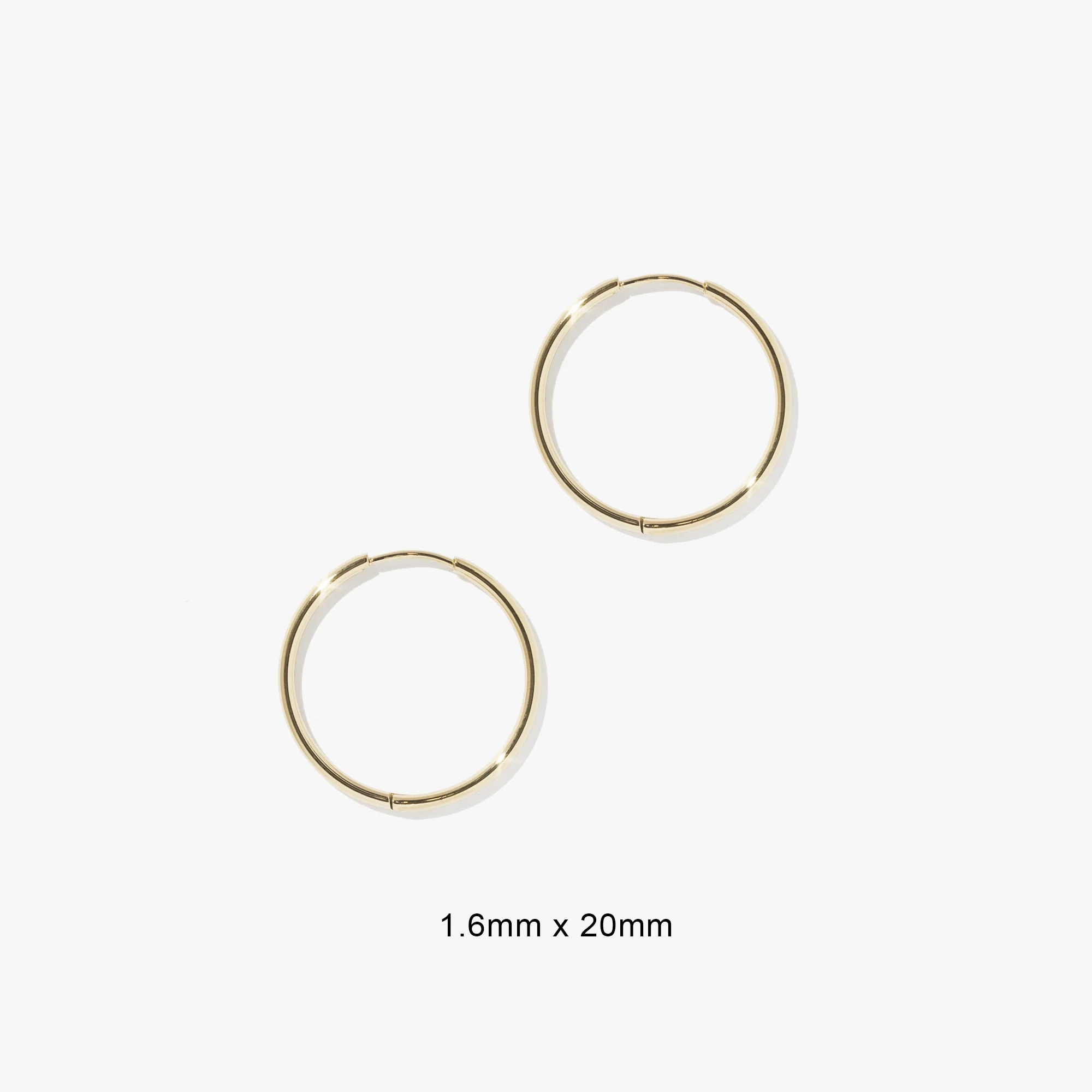 1.6mm Infinity Hoops (Pair) - Image 30