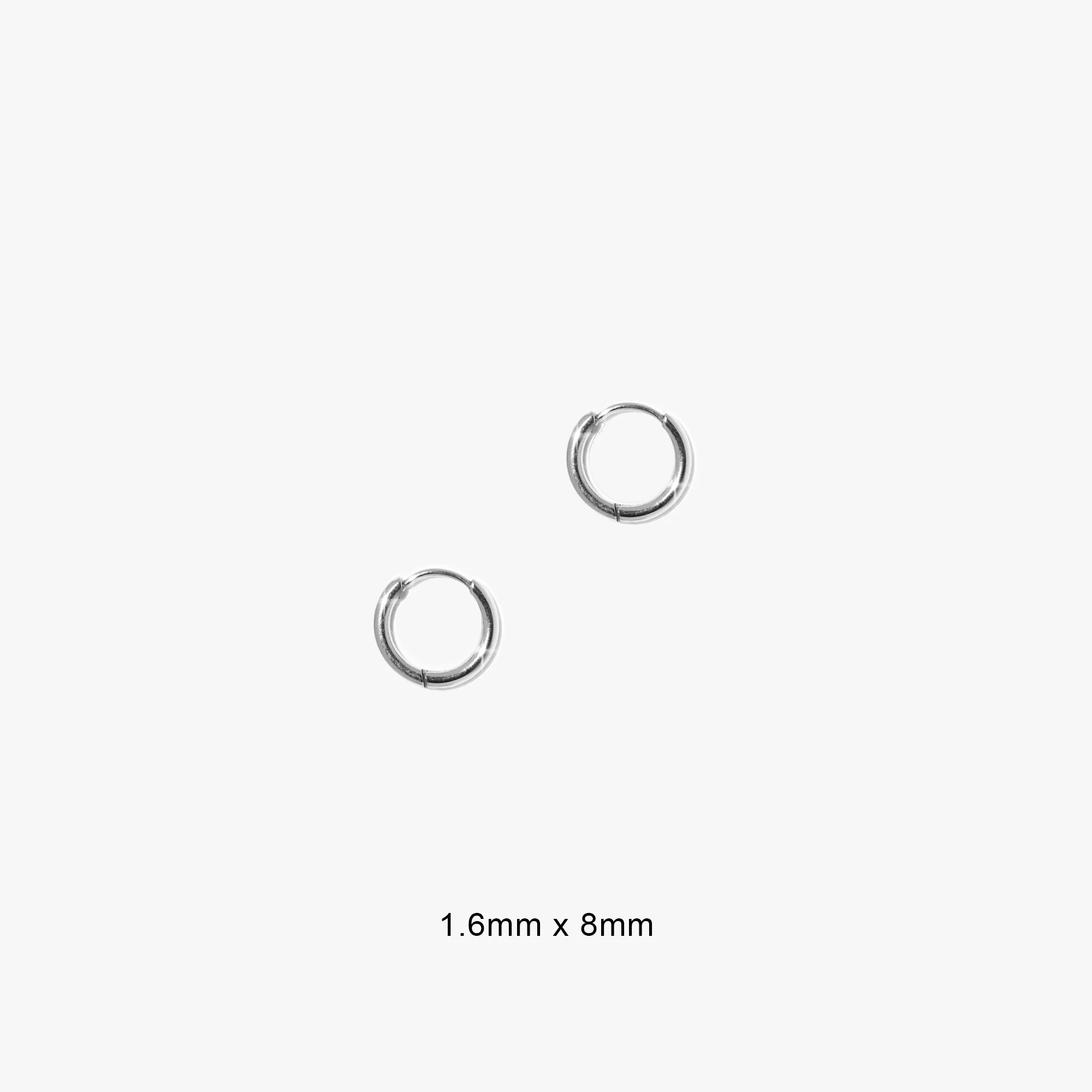 1.6mm Infinity Hoops (Pair) - Image 31