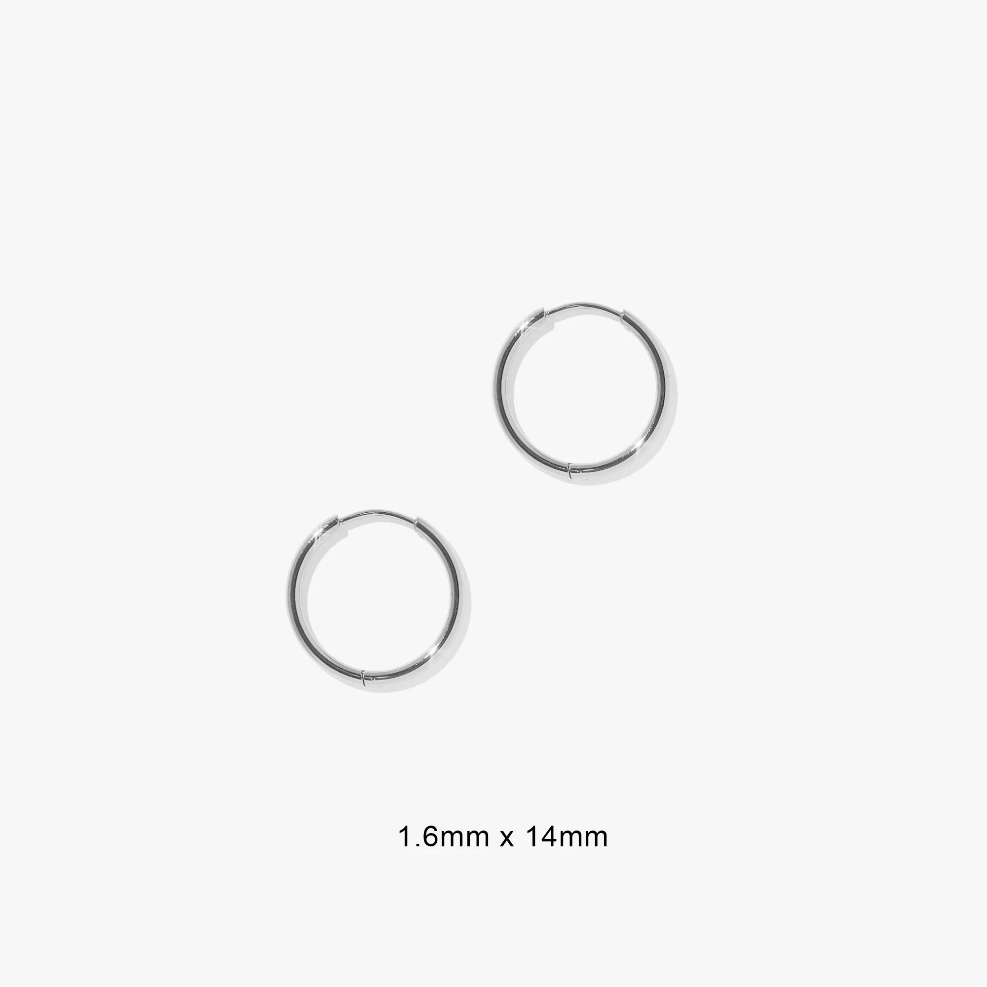 1.6mm Infinity Hoops (Pair) - Image 34