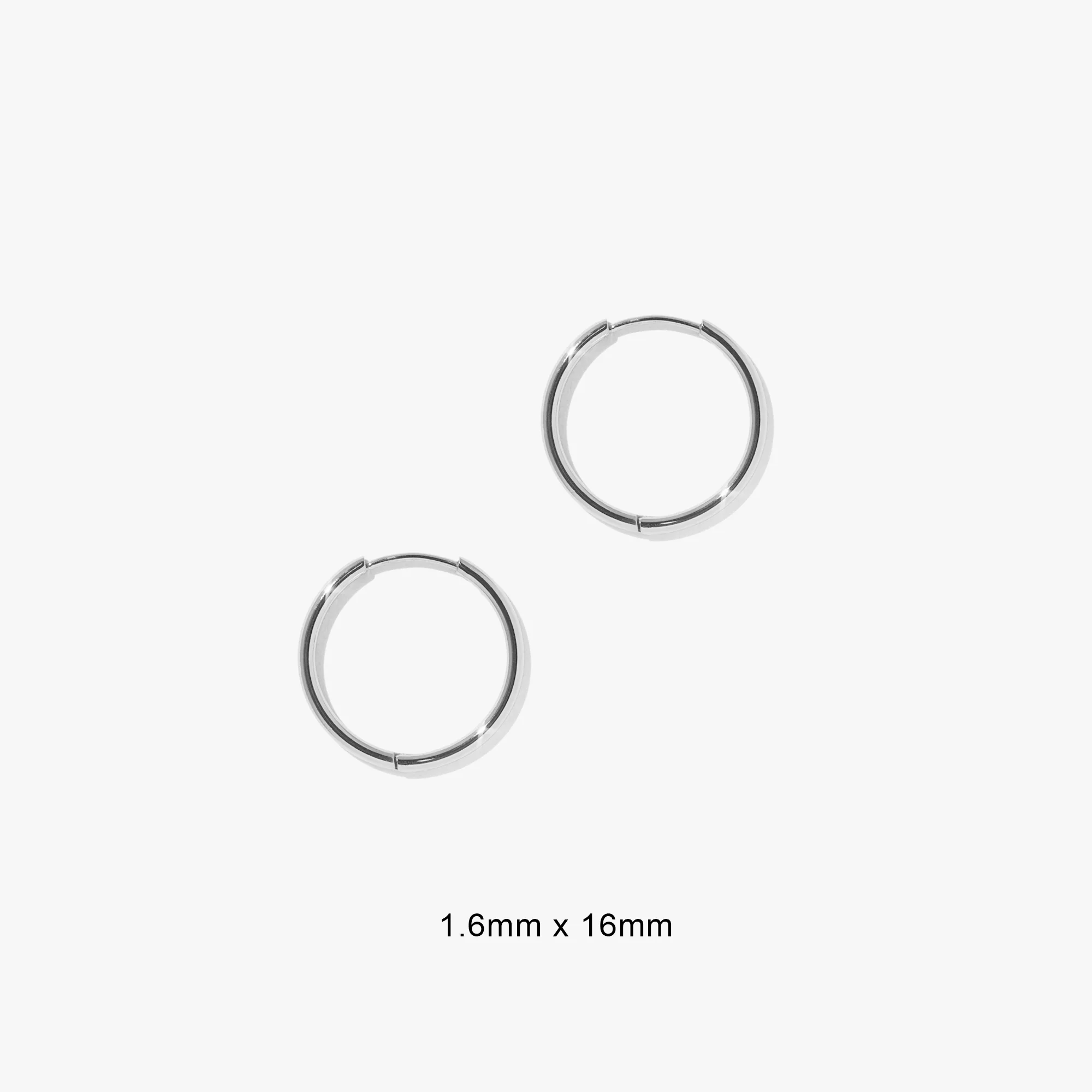 1.6mm Infinity Hoops (Pair) - Image 35