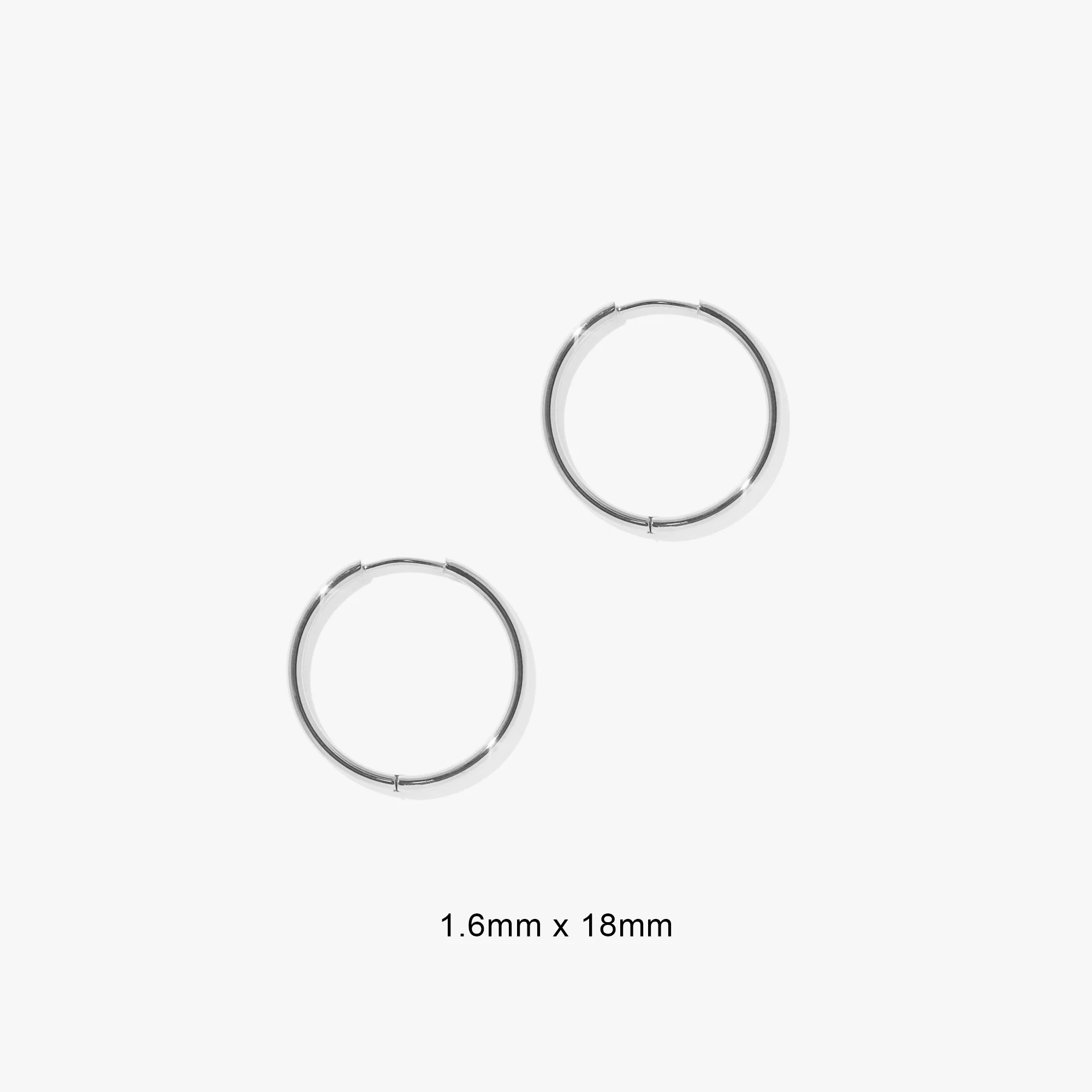 1.6mm Infinity Hoops (Pair) - Image 36