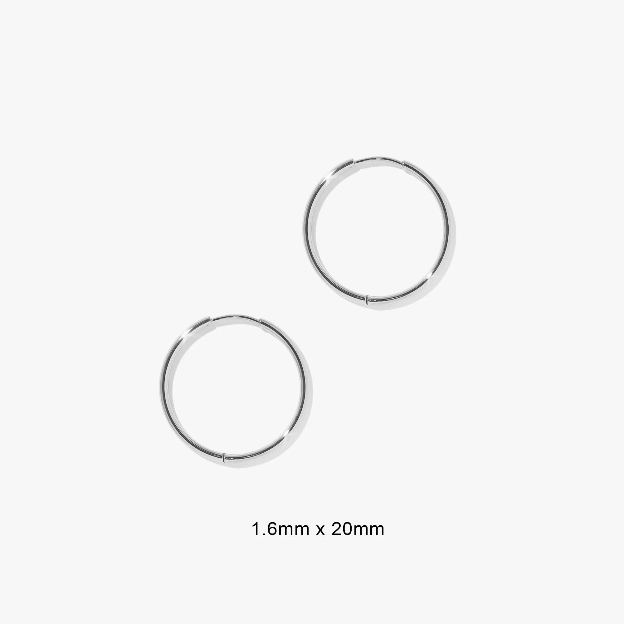 1.6mm Infinity Hoops (Pair) - Image 37