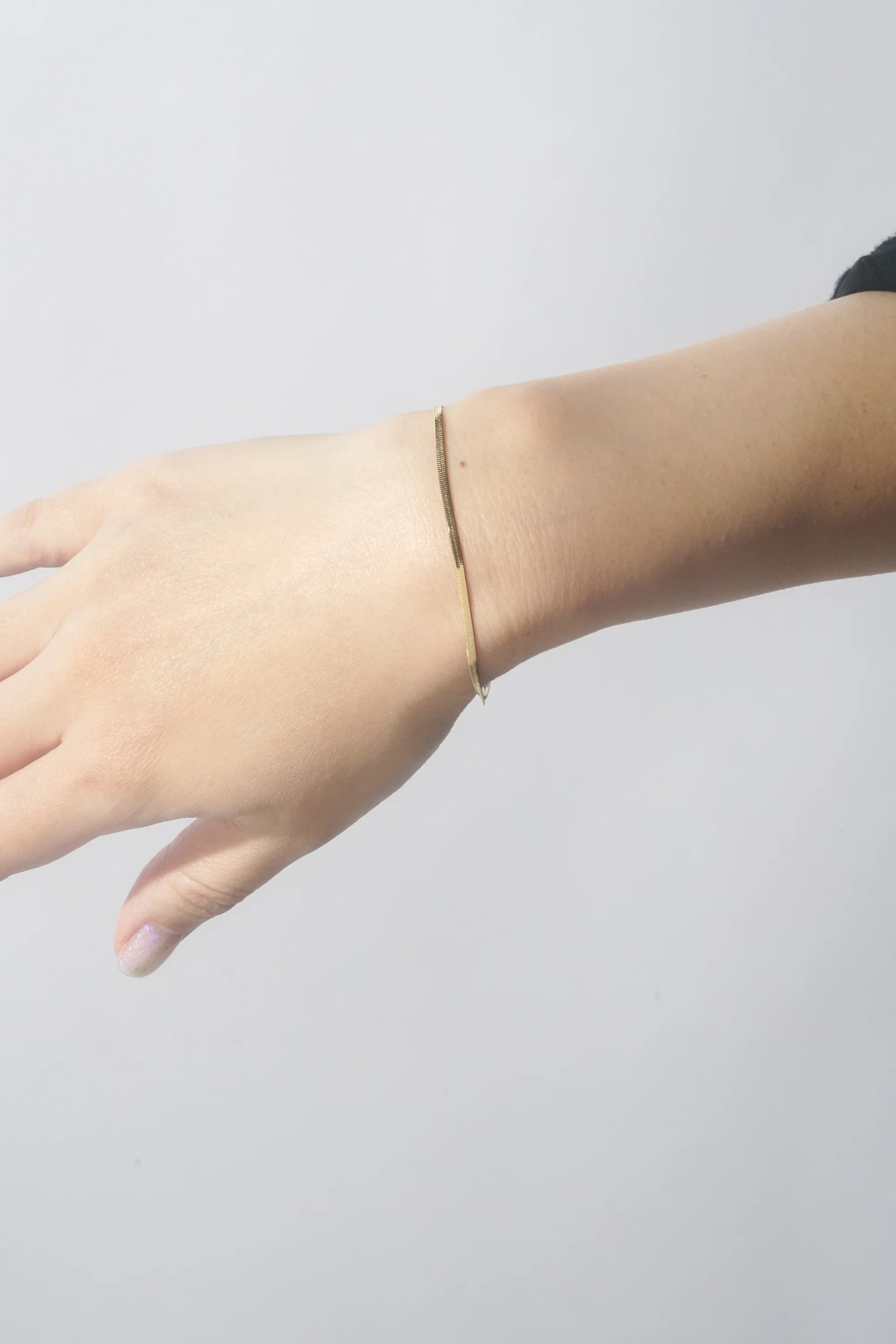 2mm Herringbone Bracelet - Image 5