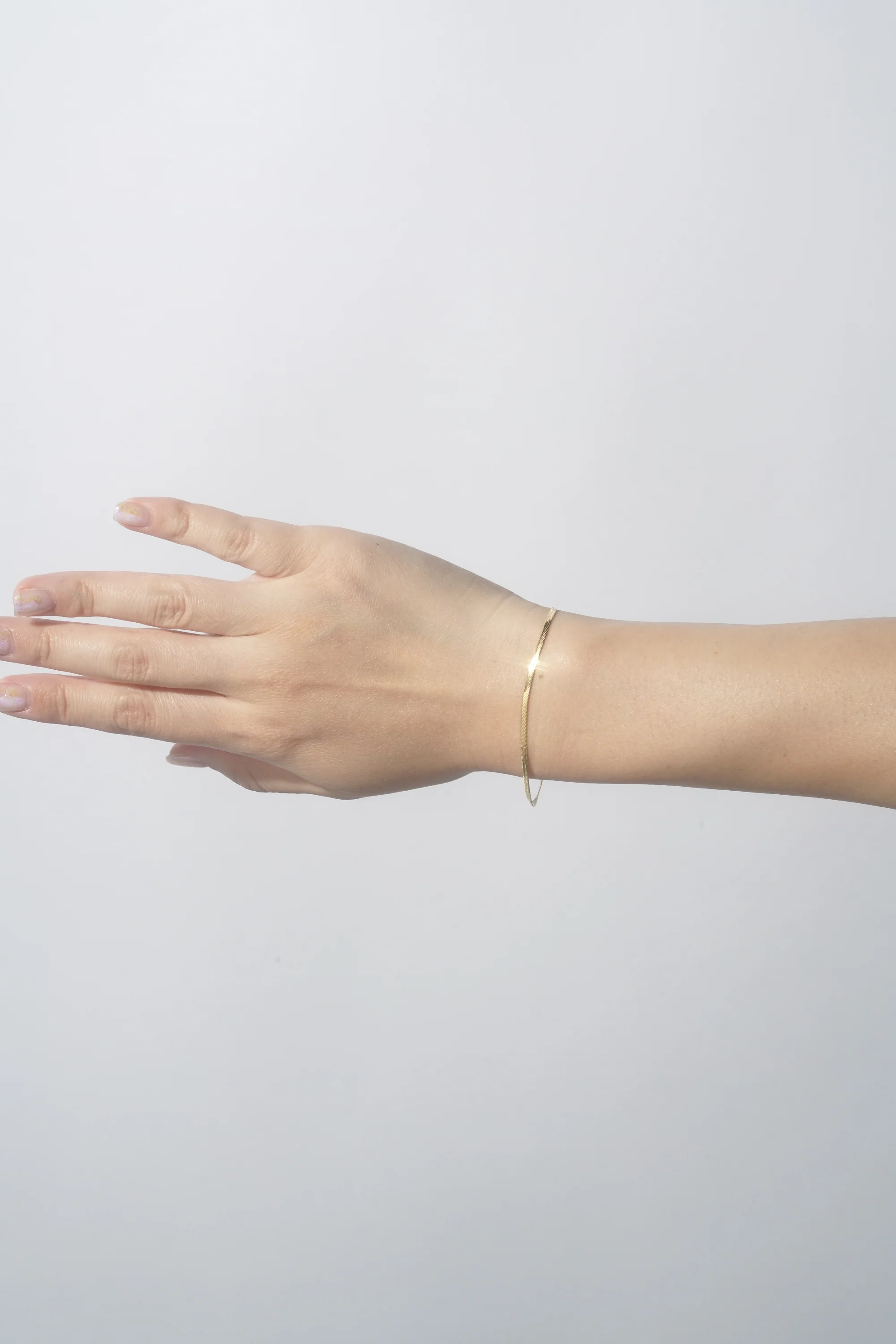 2mm Herringbone Bracelet - Image 7