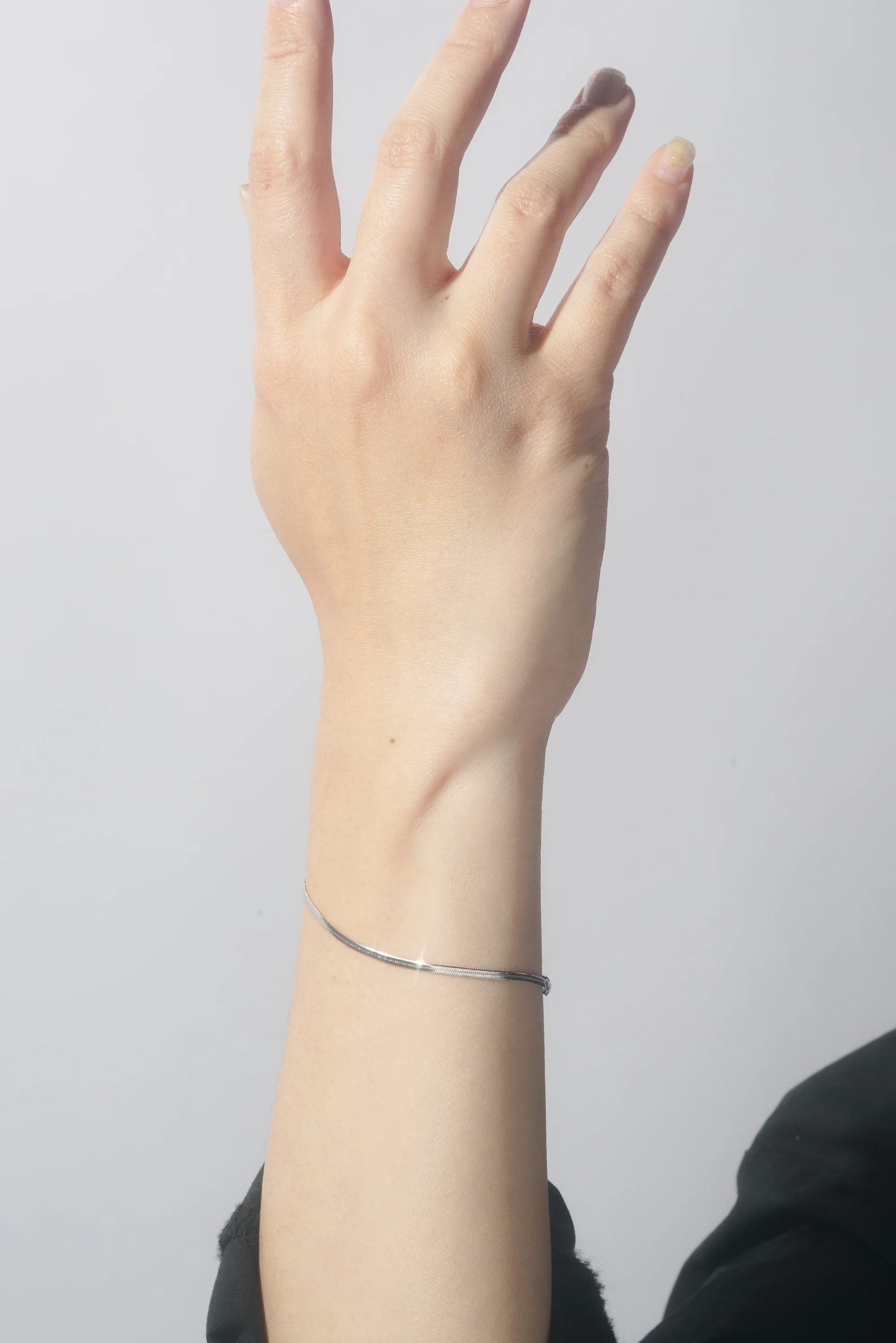 2mm Herringbone Bracelet - Image 9