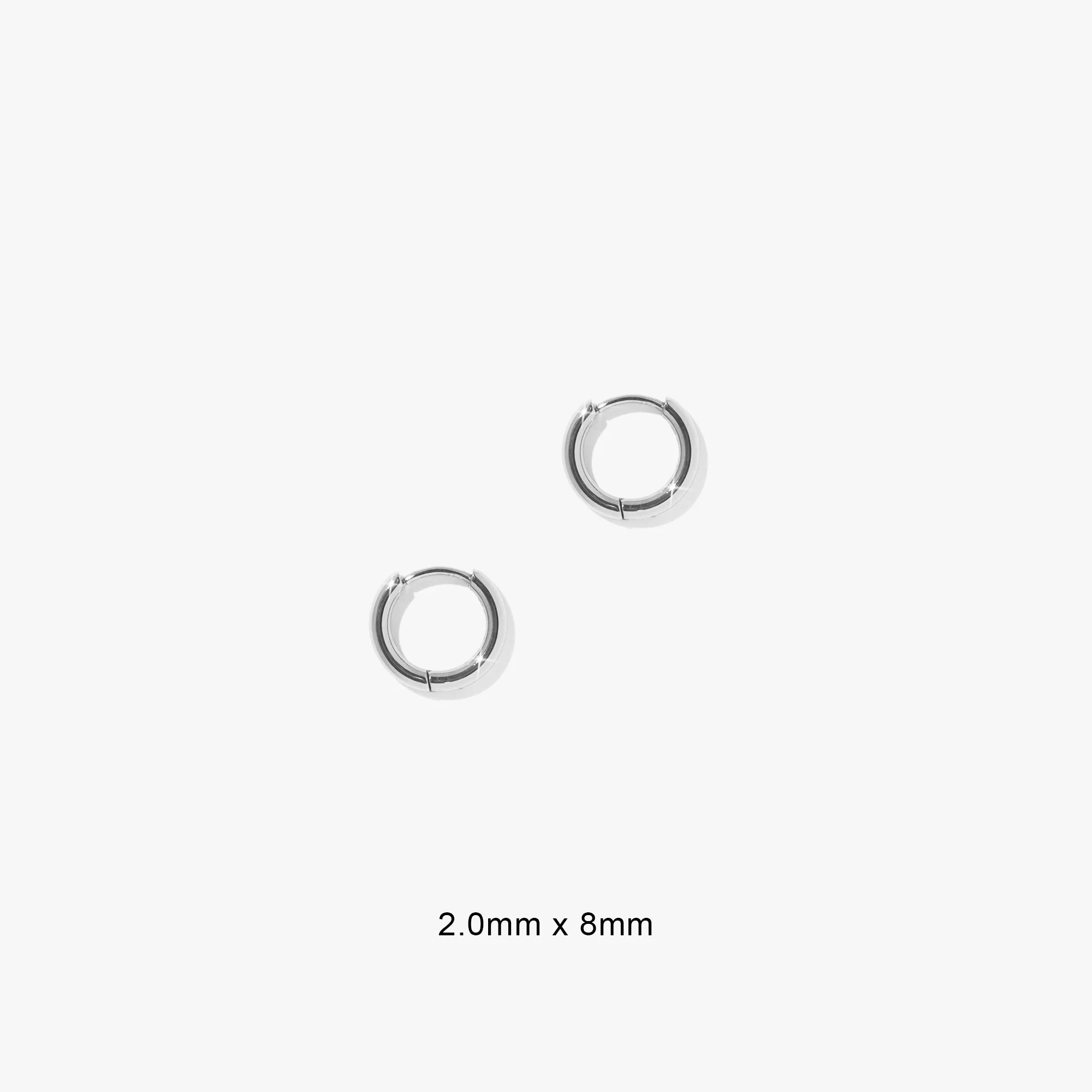2.0mm Infinity Hoops (Pair) - Image 10