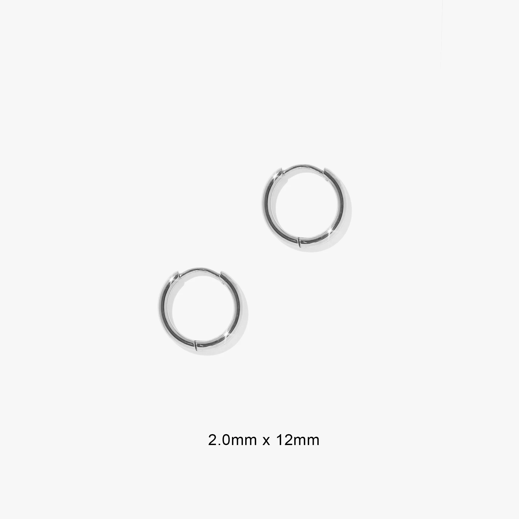 2.0mm Infinity Hoops (Pair) - Image 12