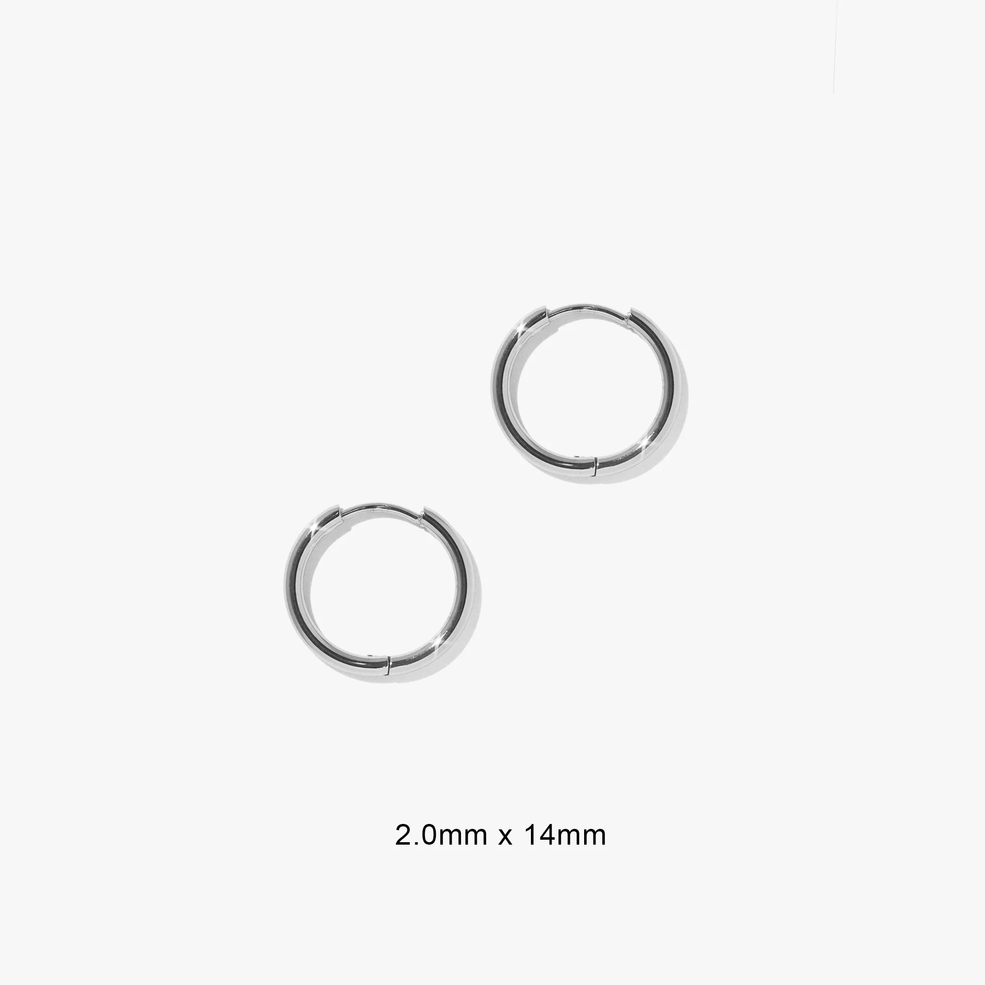 2.0mm Infinity Hoops (Pair) - Image 13