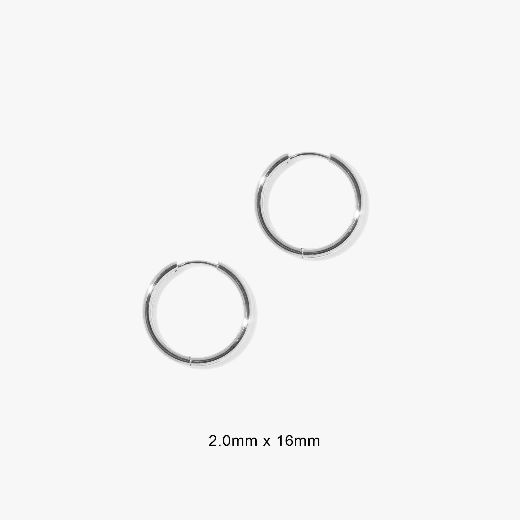 2.0mm Infinity Hoops (Pair) - Image 14