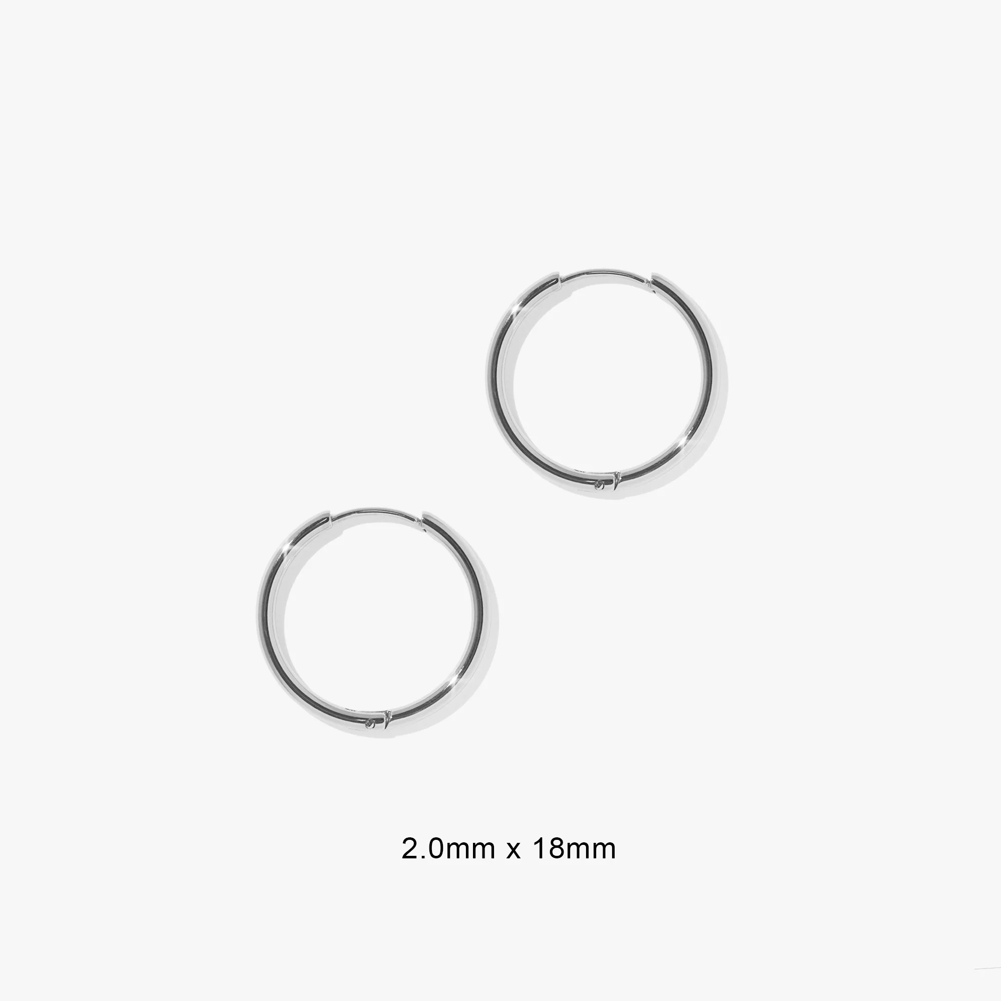 2.0mm Infinity Hoops (Pair) - Image 15