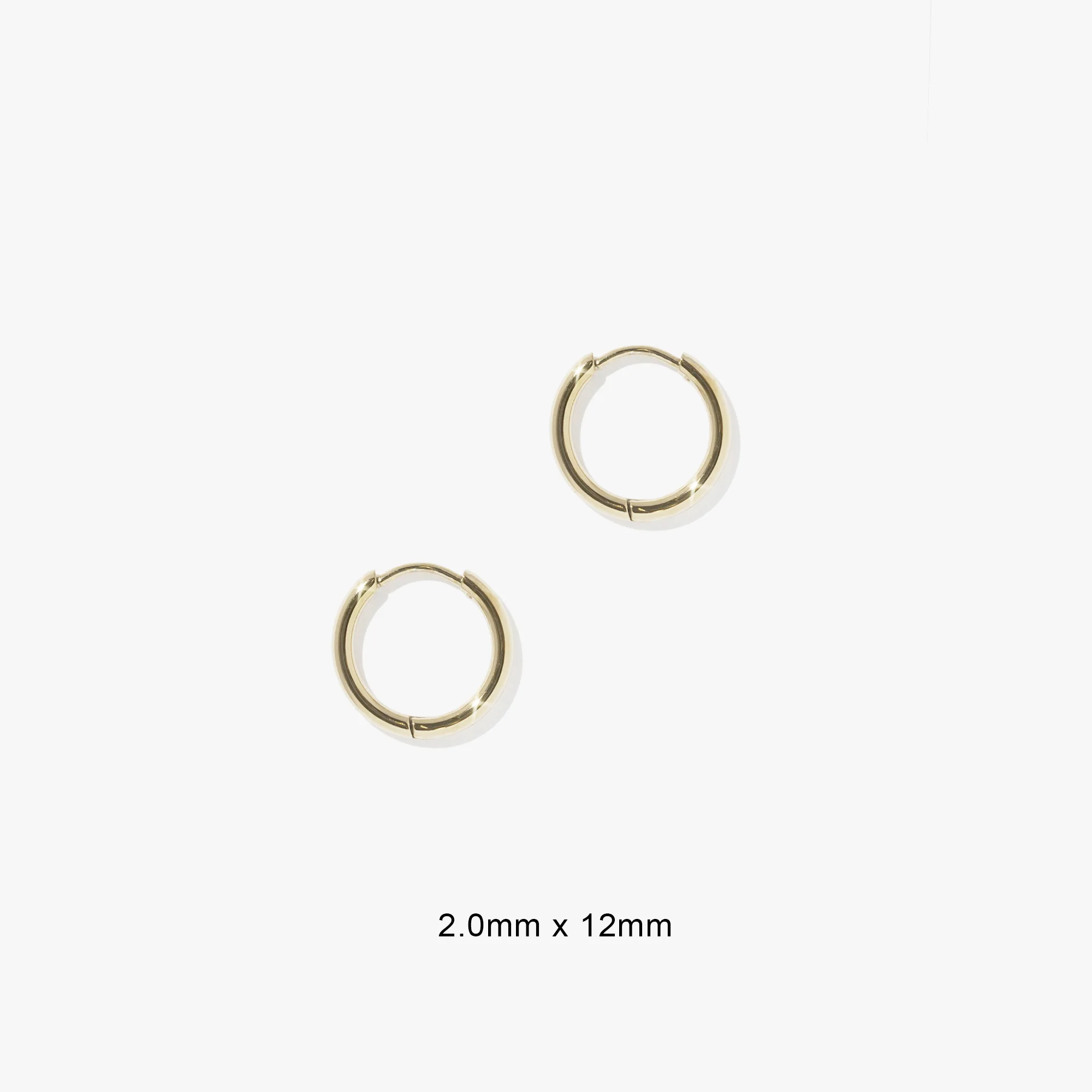 2.0mm Infinity Hoops (Pair) - Image 4
