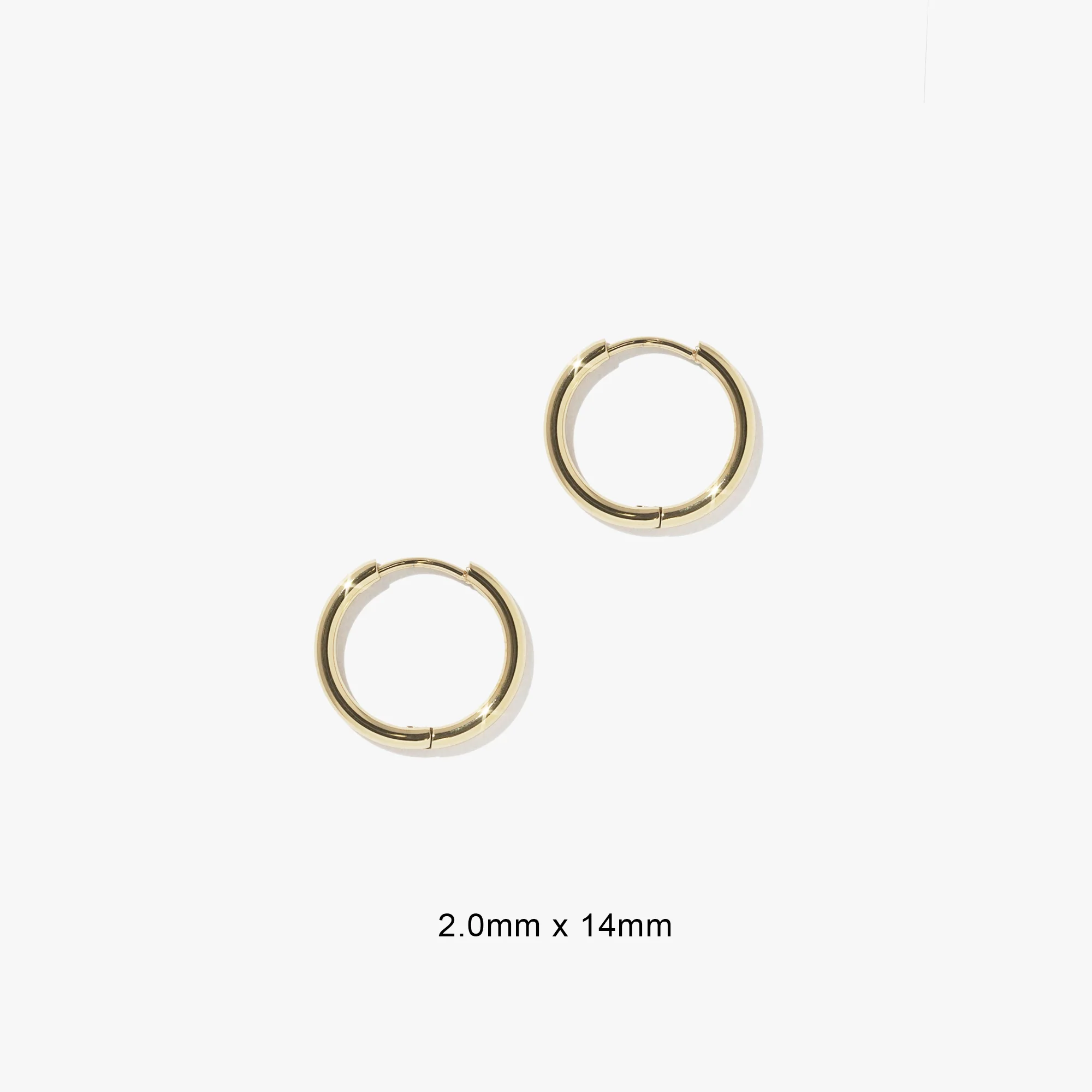 2.0mm Infinity Hoops (Pair) - Image 5