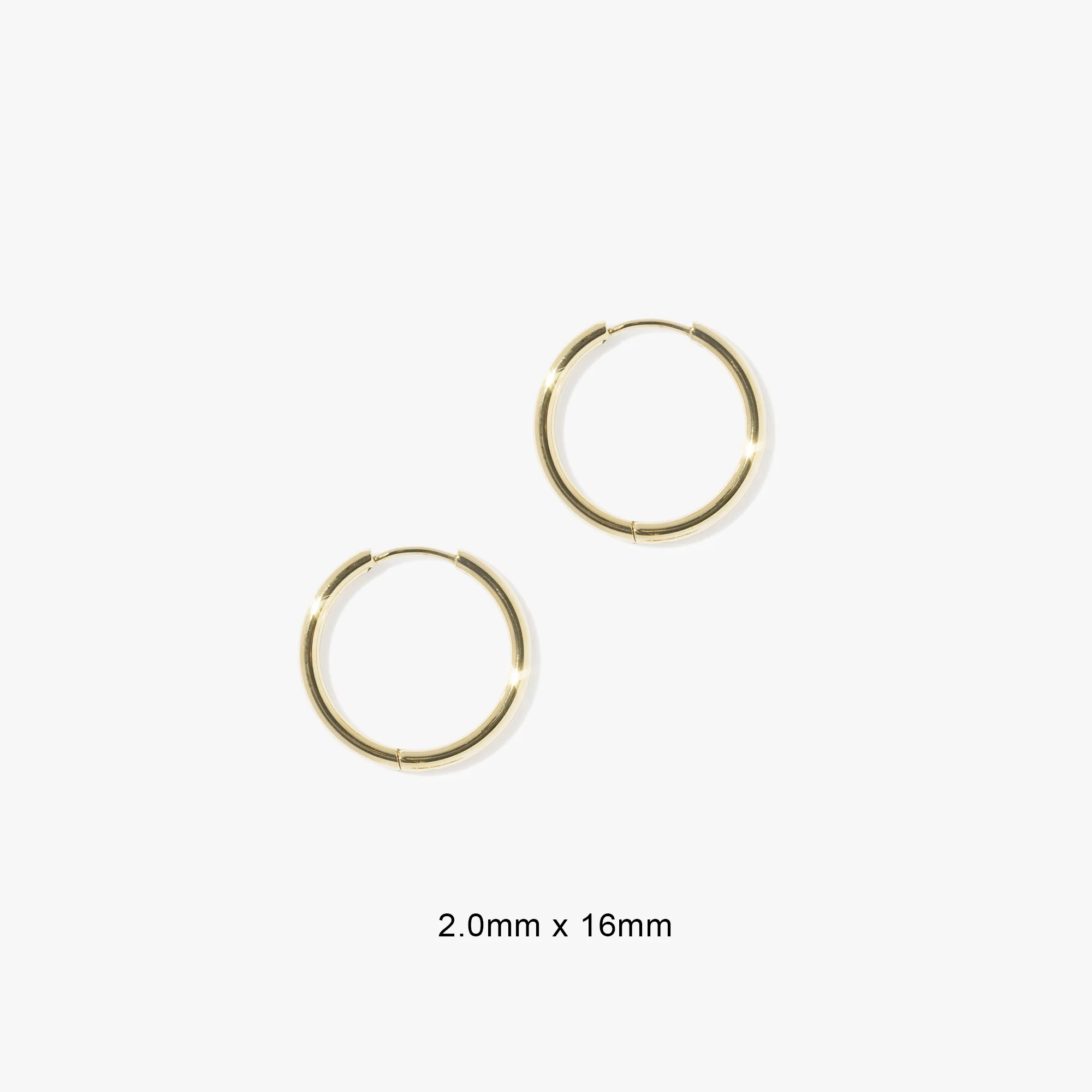 2.0mm Infinity Hoops (Pair) - Image 6