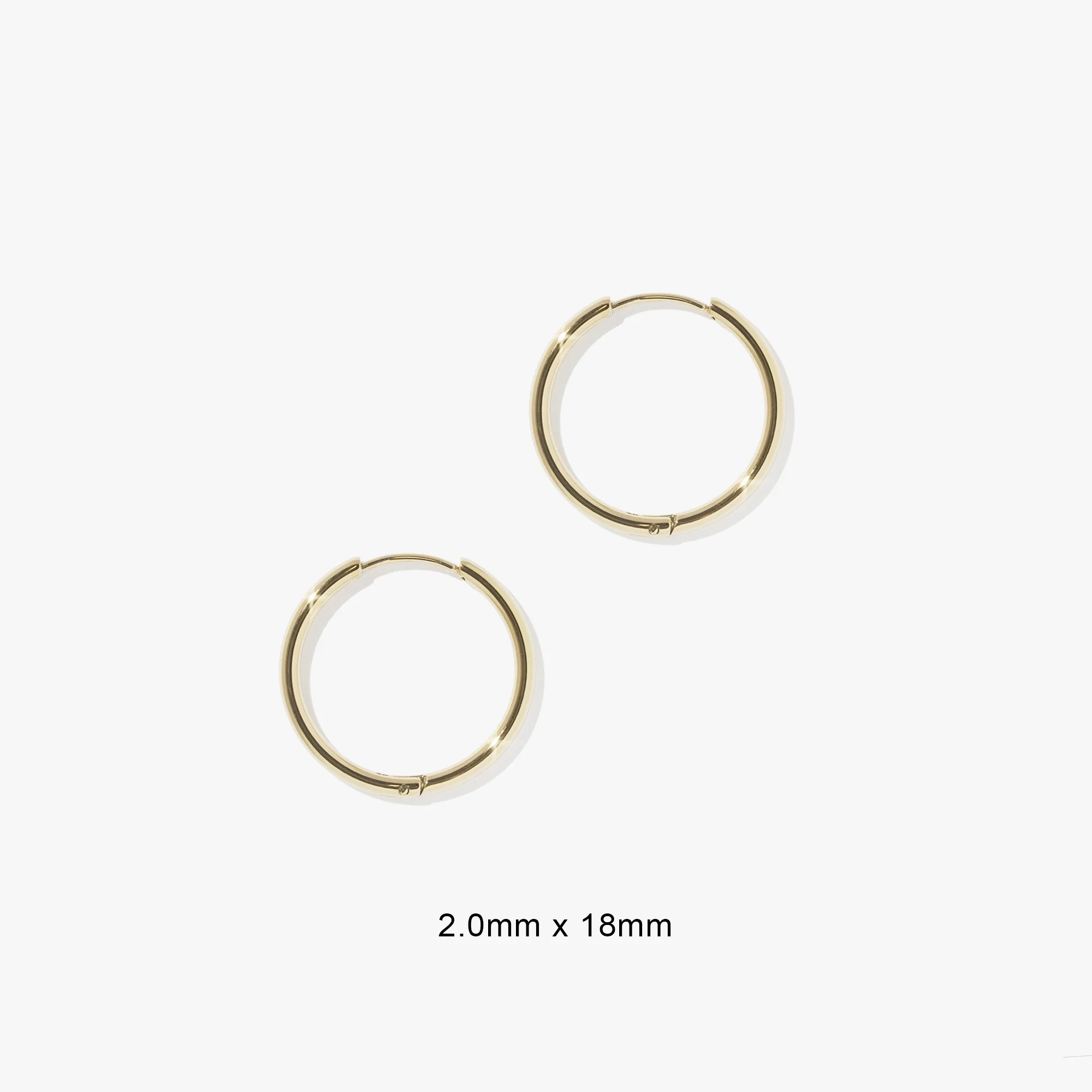 2.0mm Infinity Hoops (Pair) - Image 7