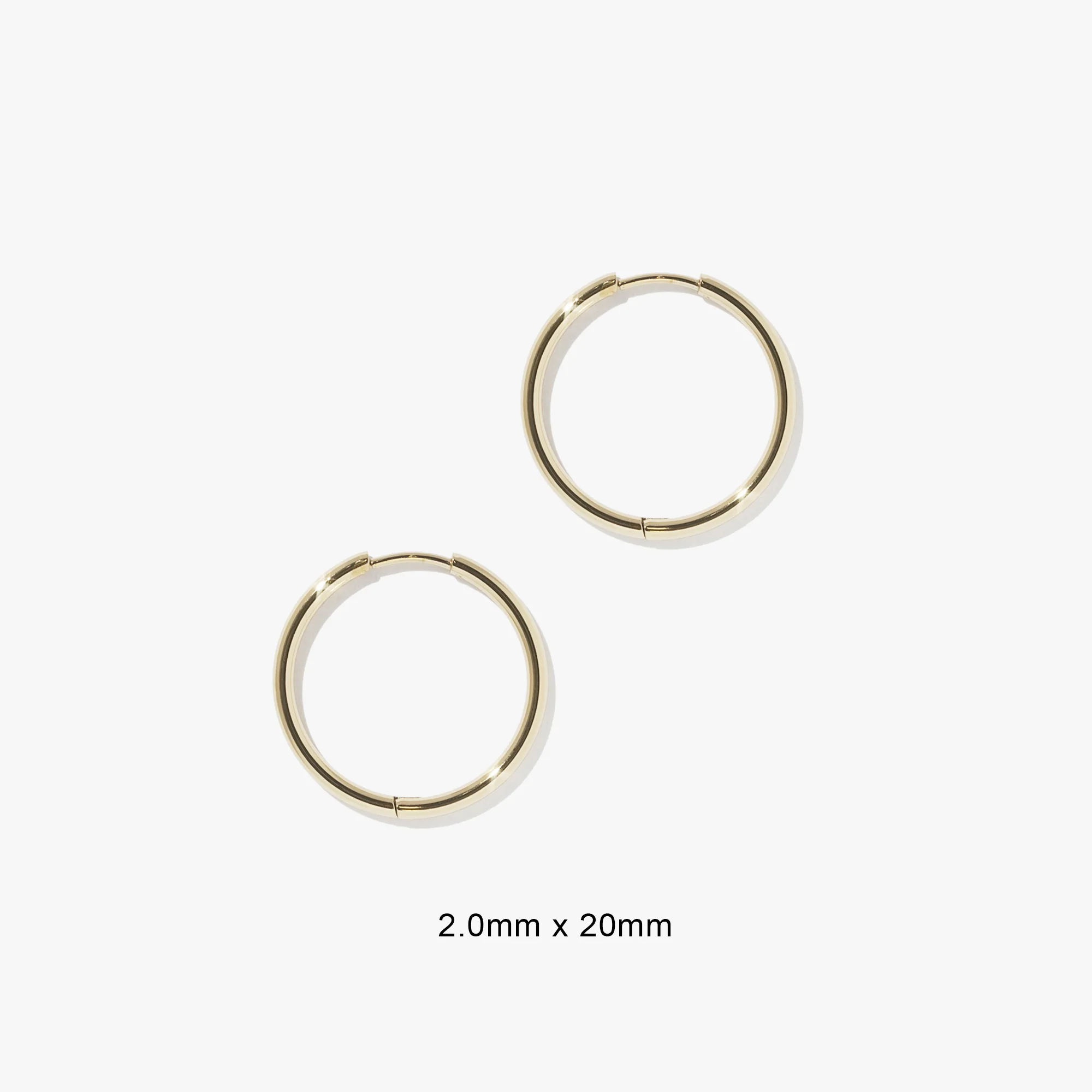 2.0mm Infinity Hoops (Pair) - Image 8