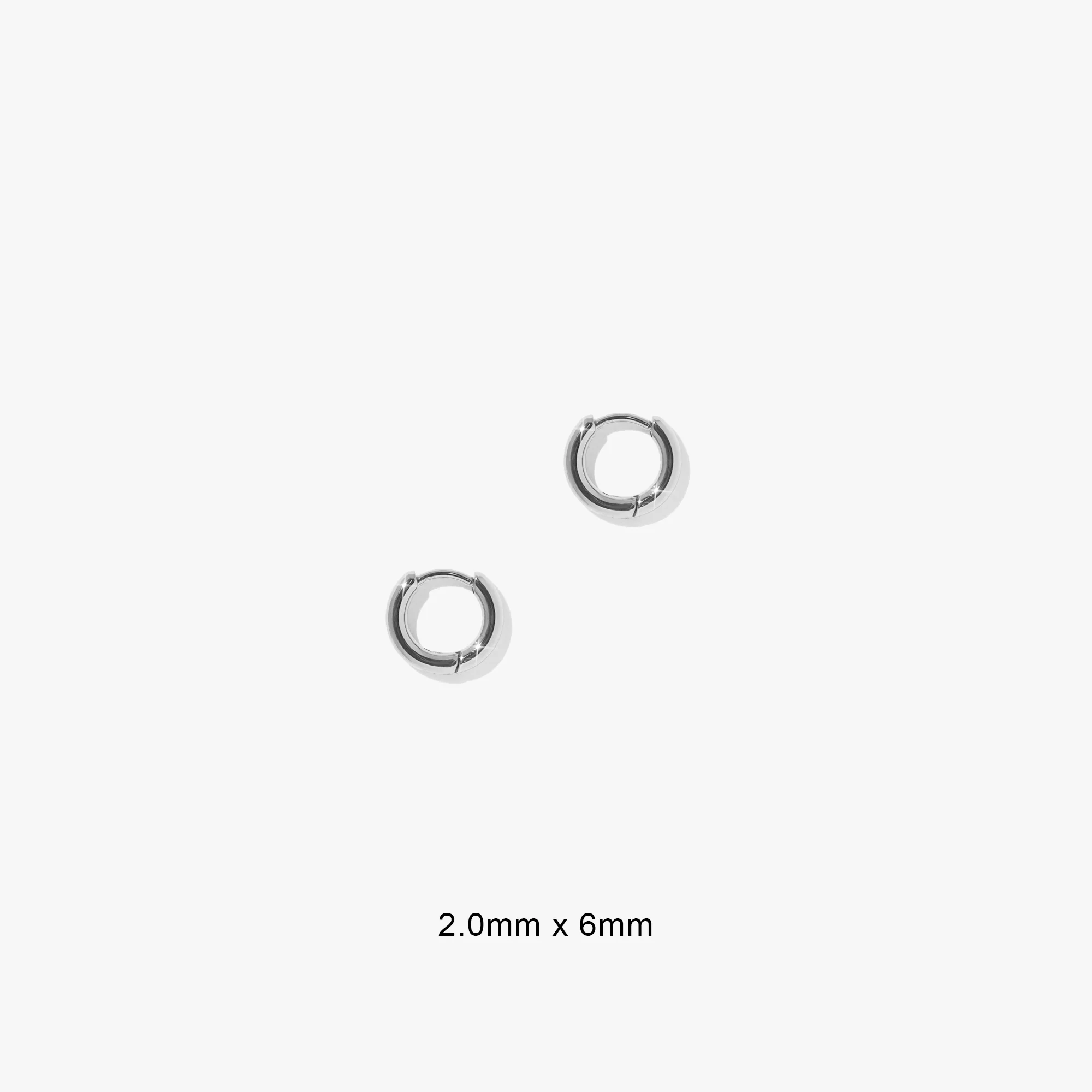 2.0mm Infinity Hoops (Pair) - Image 9