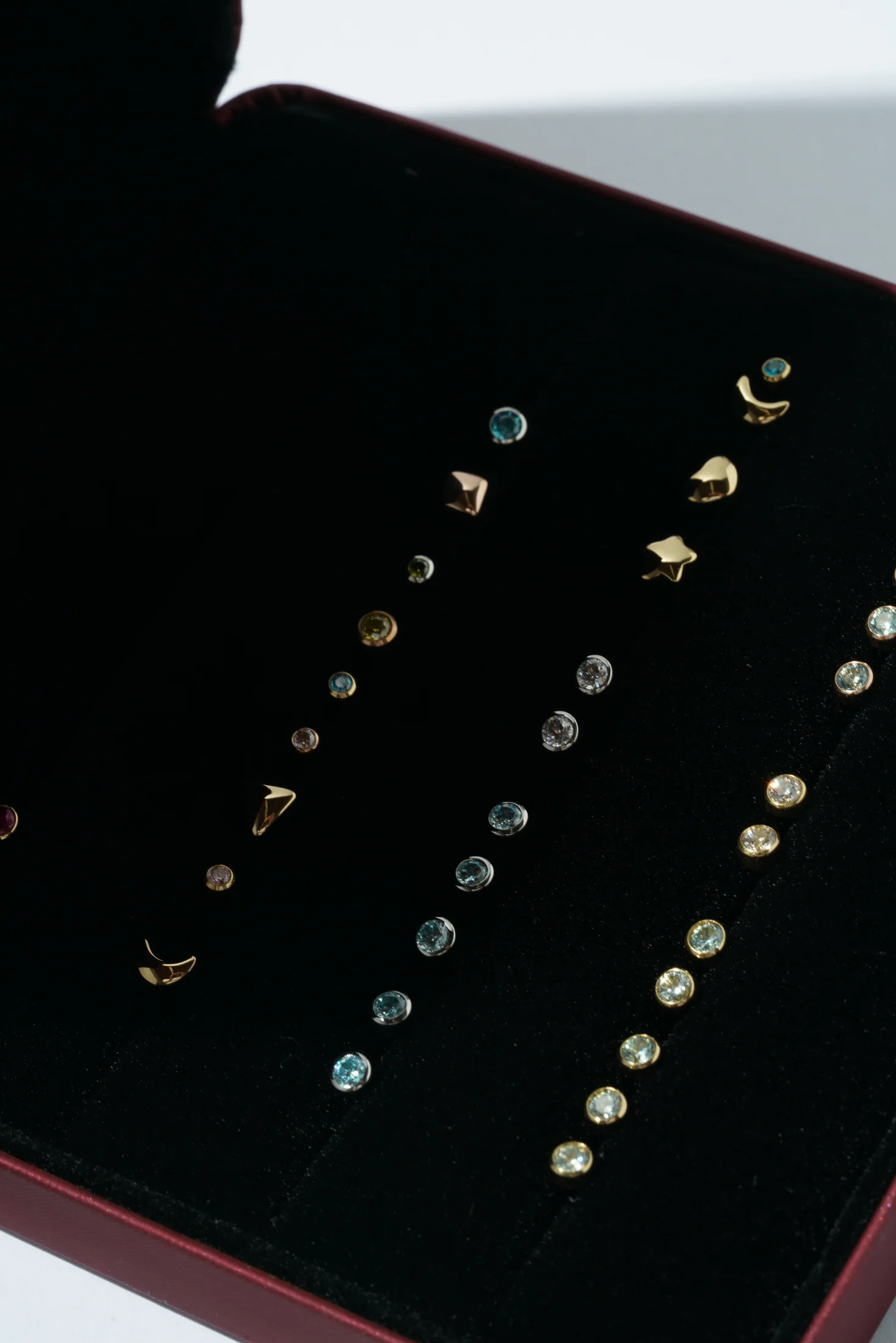 2mm Lonely Aquamarine Stud (Single) - Image 8