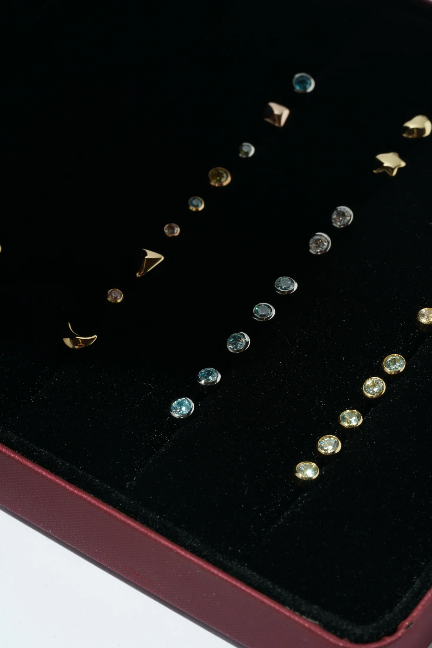 2mm Lonely Aquamarine Stud (Single) - Image 9