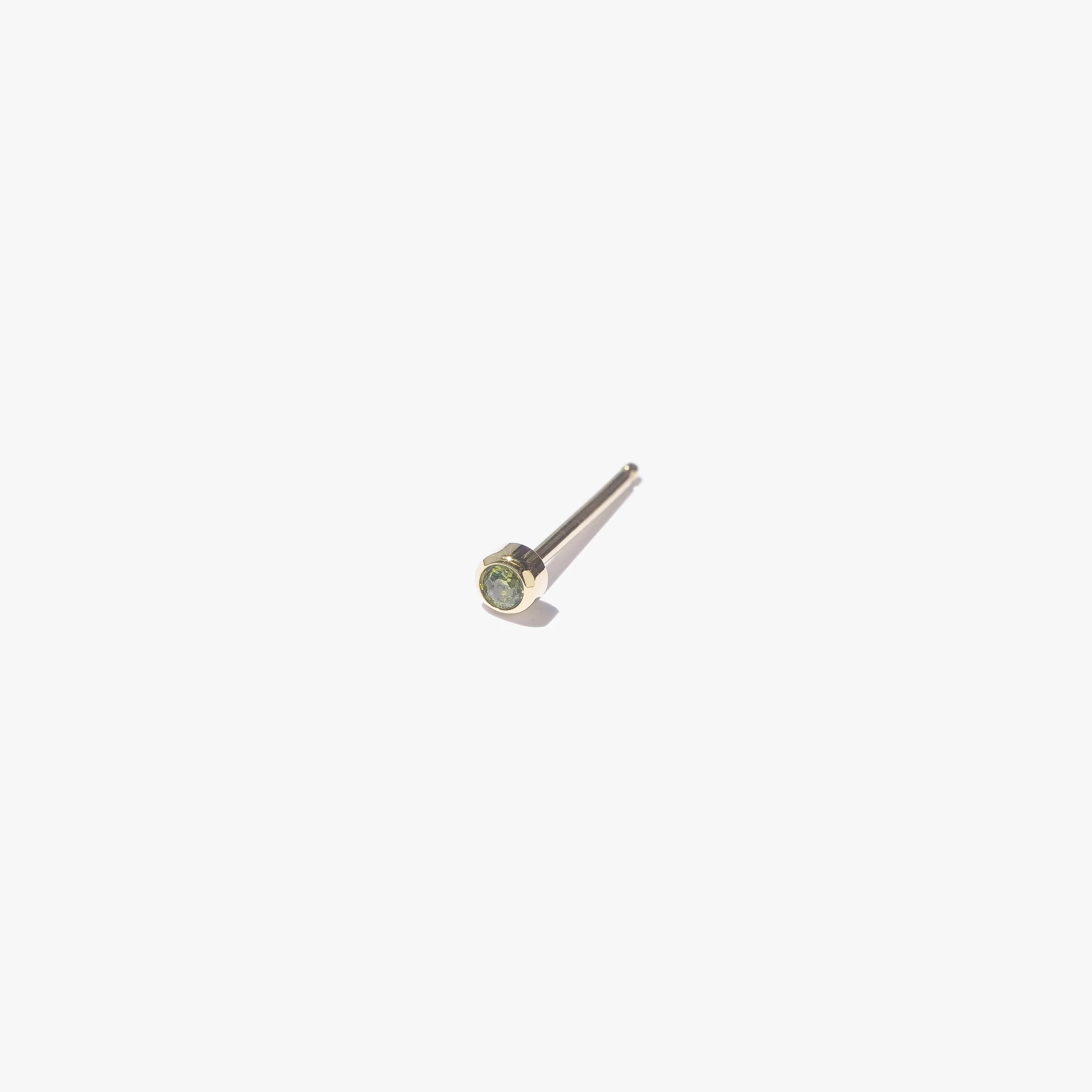 2mm Lonely Olive Stud (Single) - Image 3