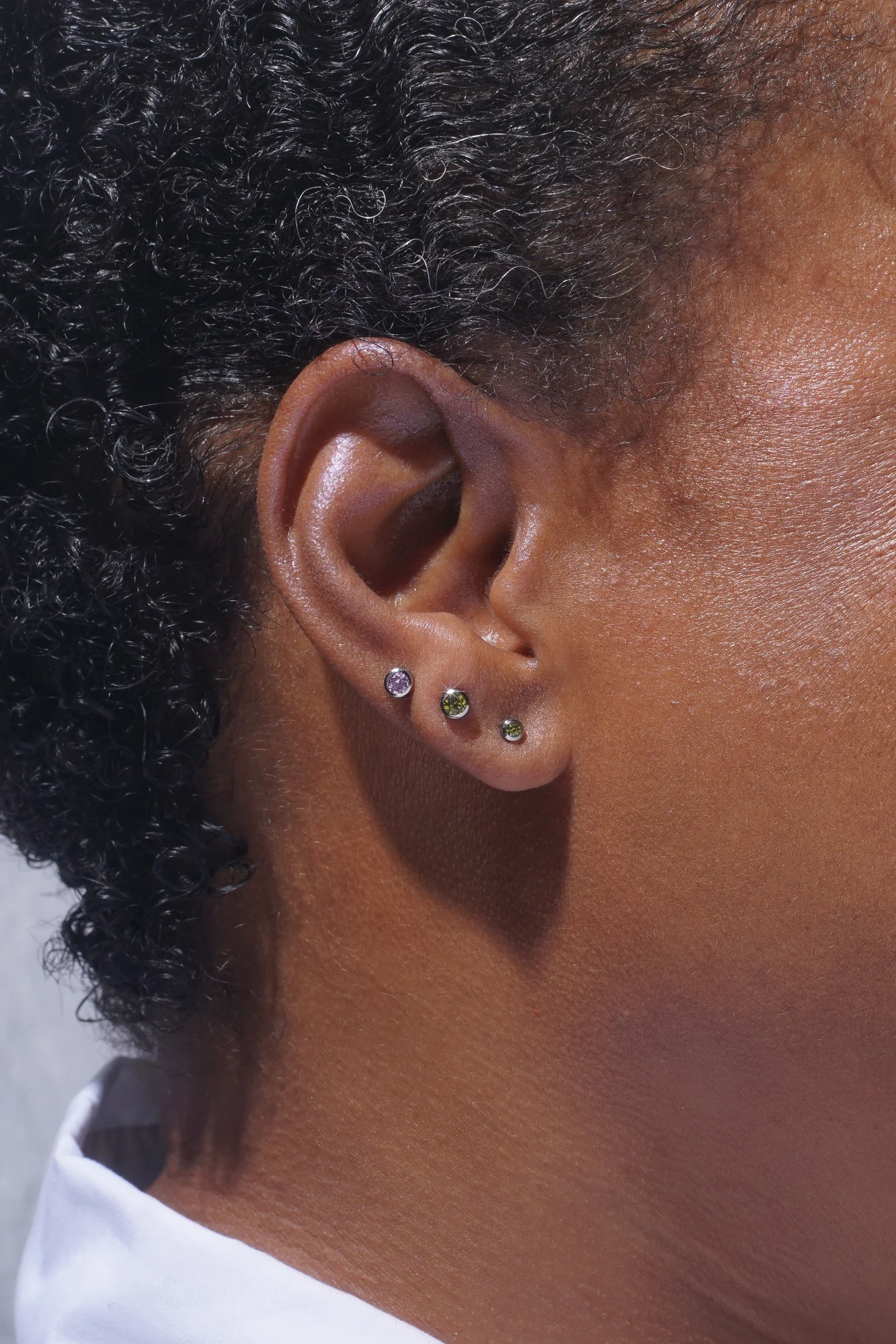 2mm Lonely Olive Stud (Single) - Image 6