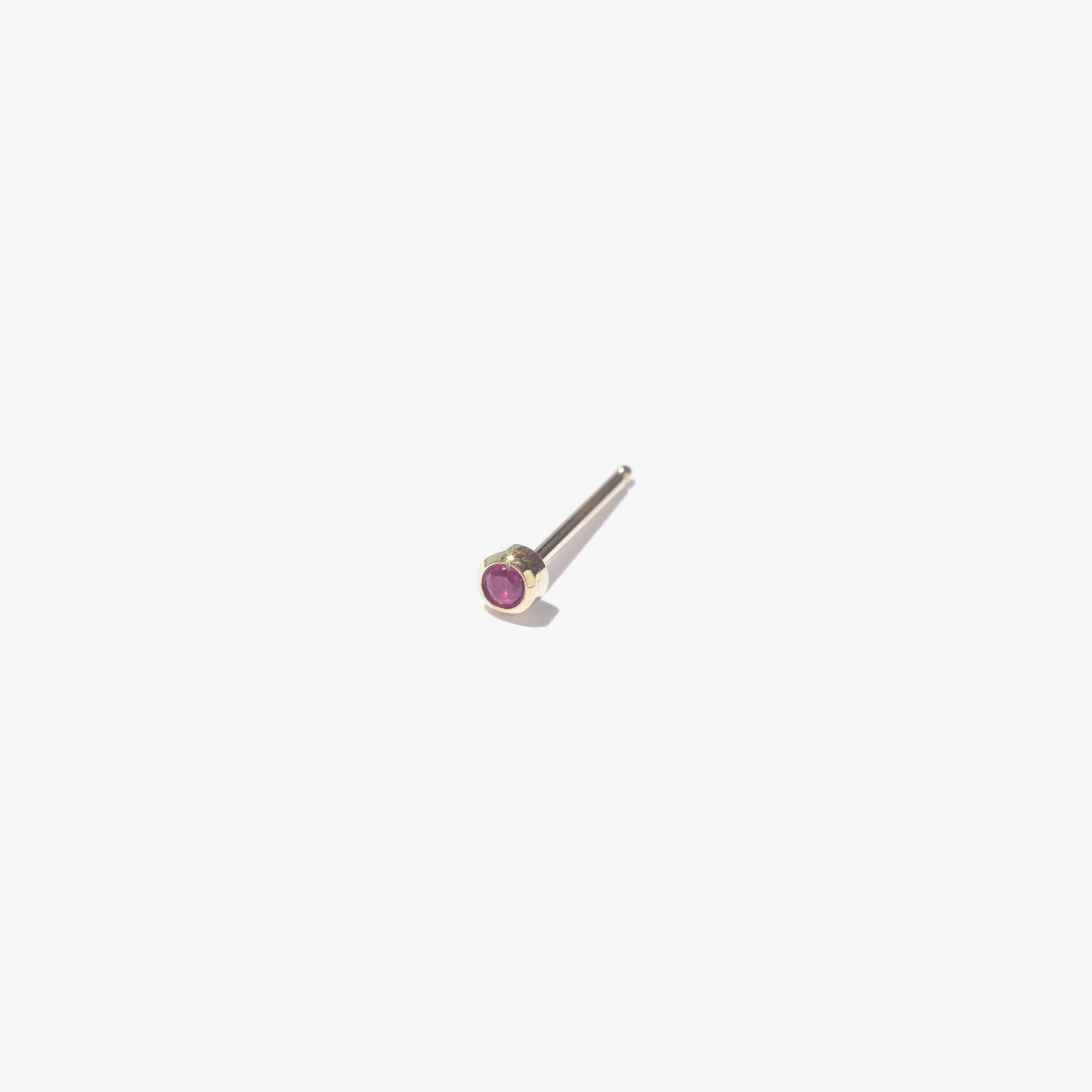 2mm Lonely Ruby Stud (Single) - Image 3