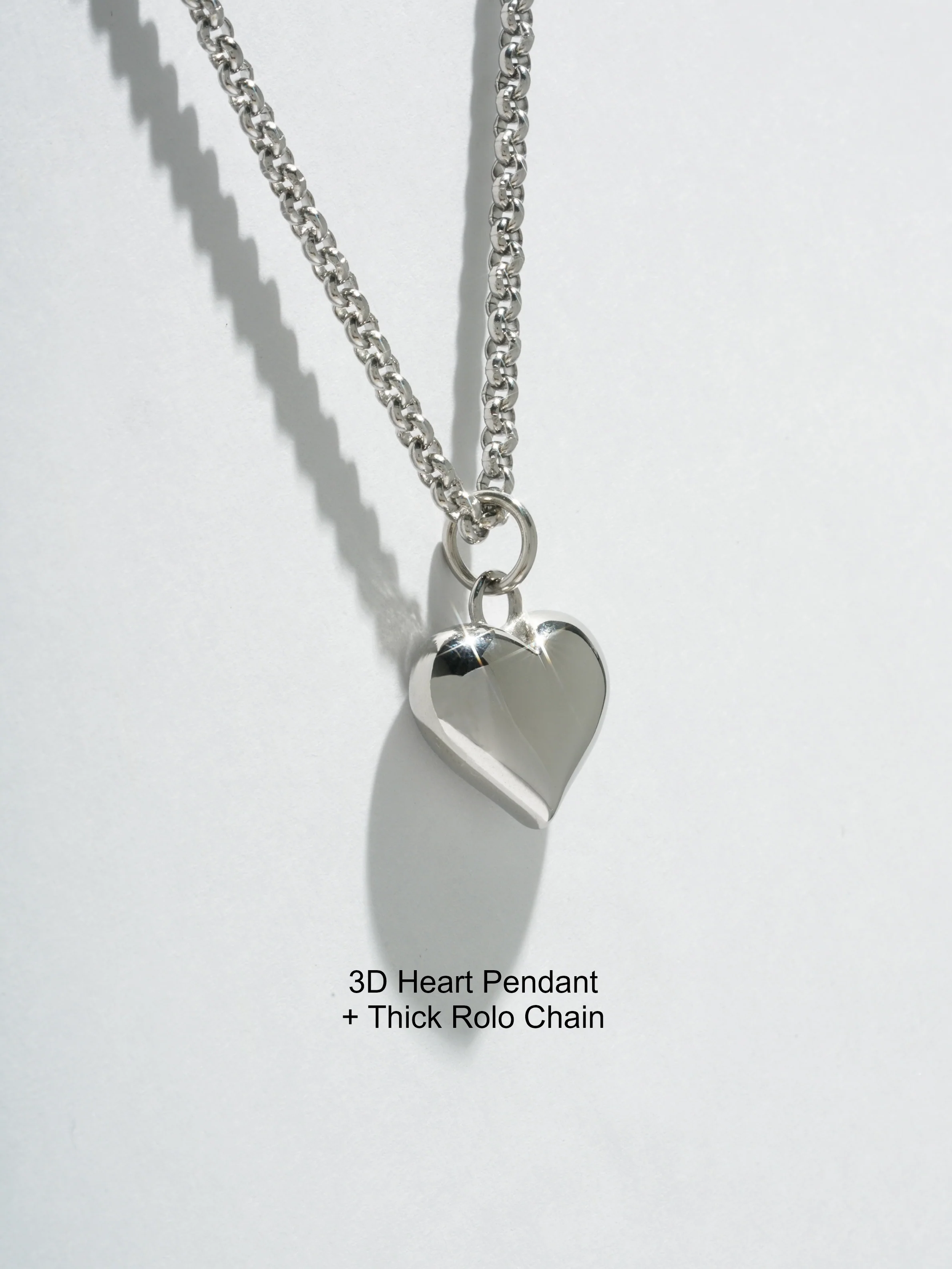 3D Heart Pendant - (Single) - Image 11