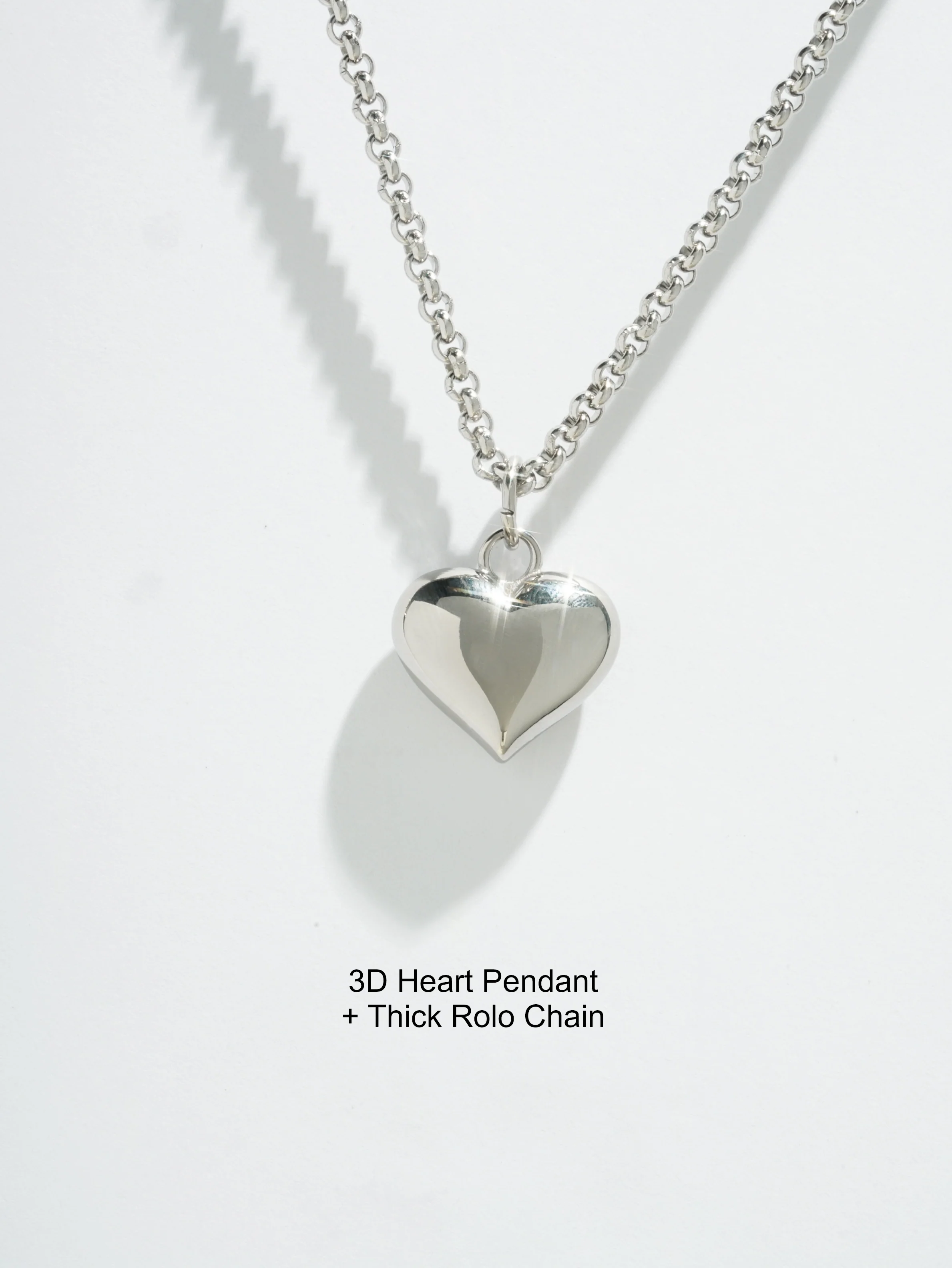 3D Heart Pendant - (Single) - Image 12