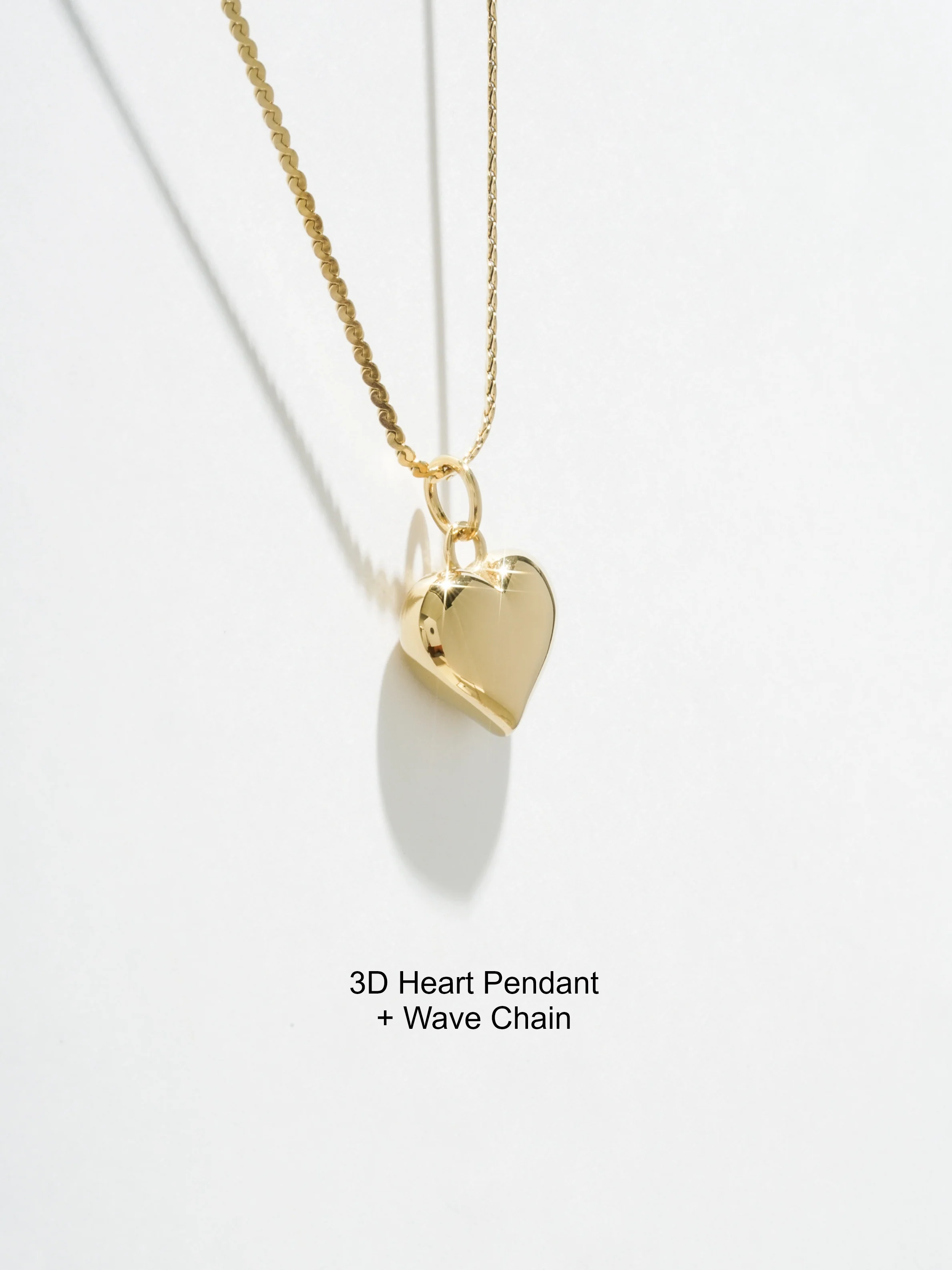 3D Heart Pendant - (Single) - Image 5