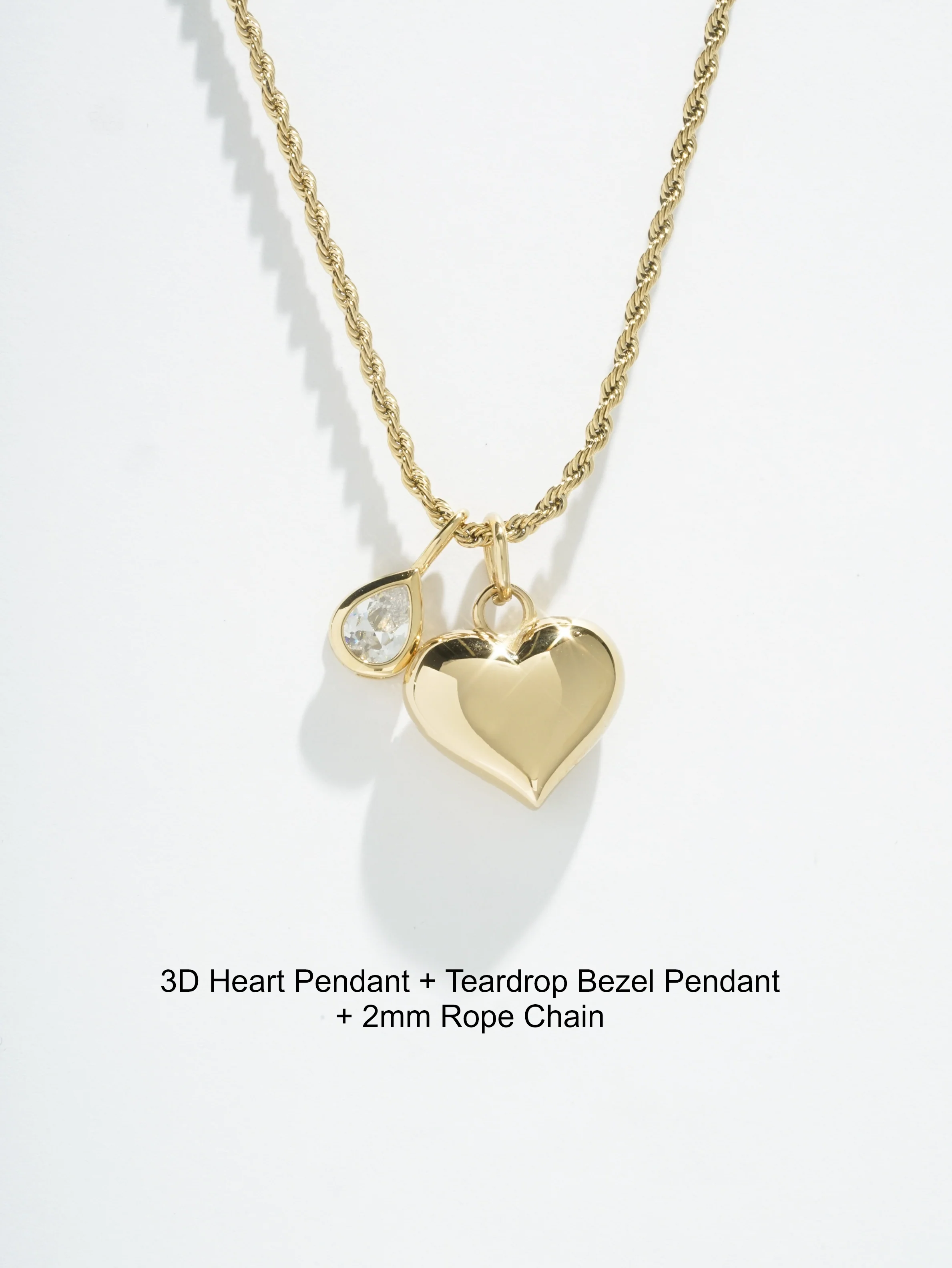3D Heart Pendant - (Single) - Image 8