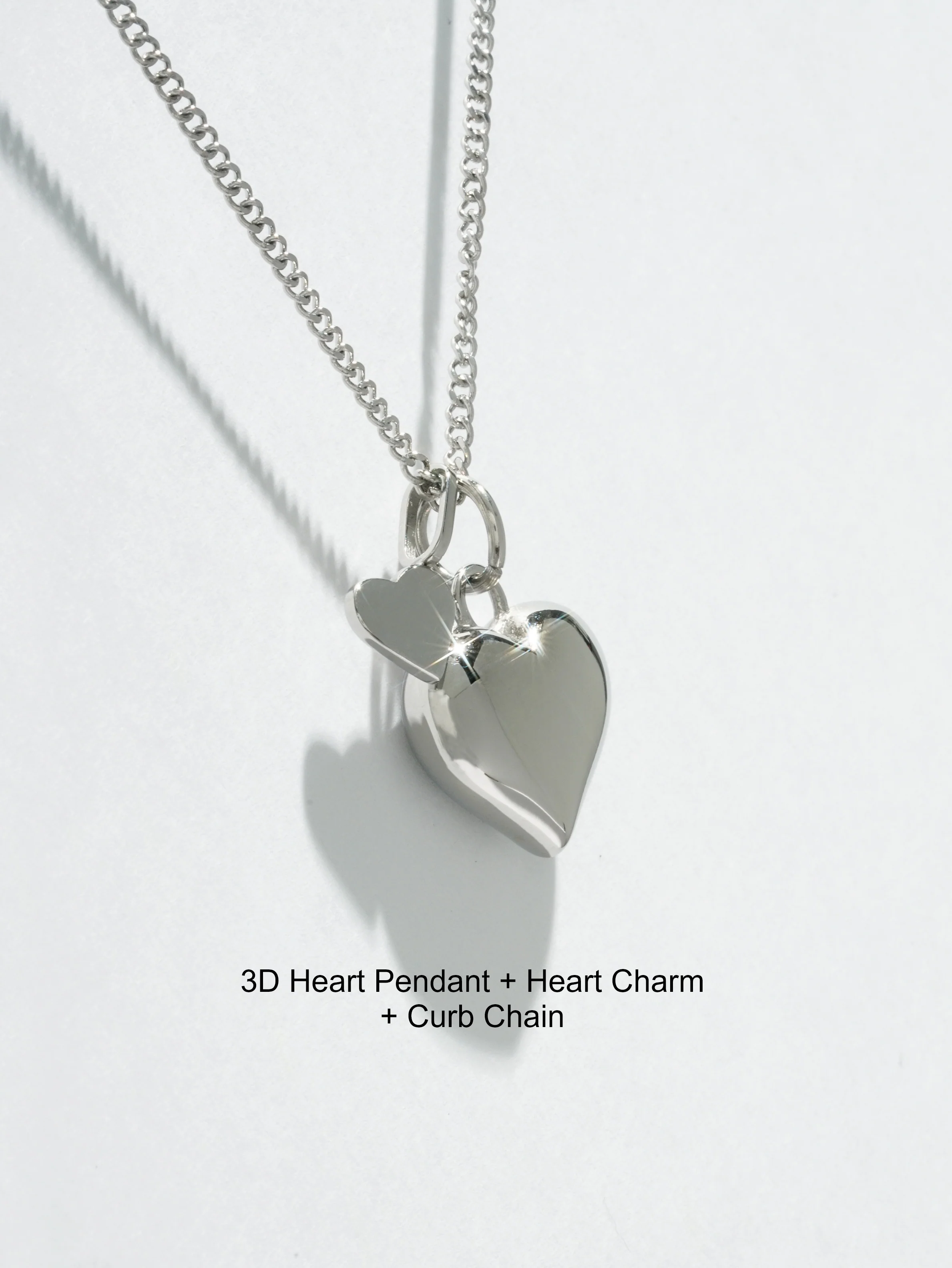 3D Heart Pendant - (Single) - Image 9