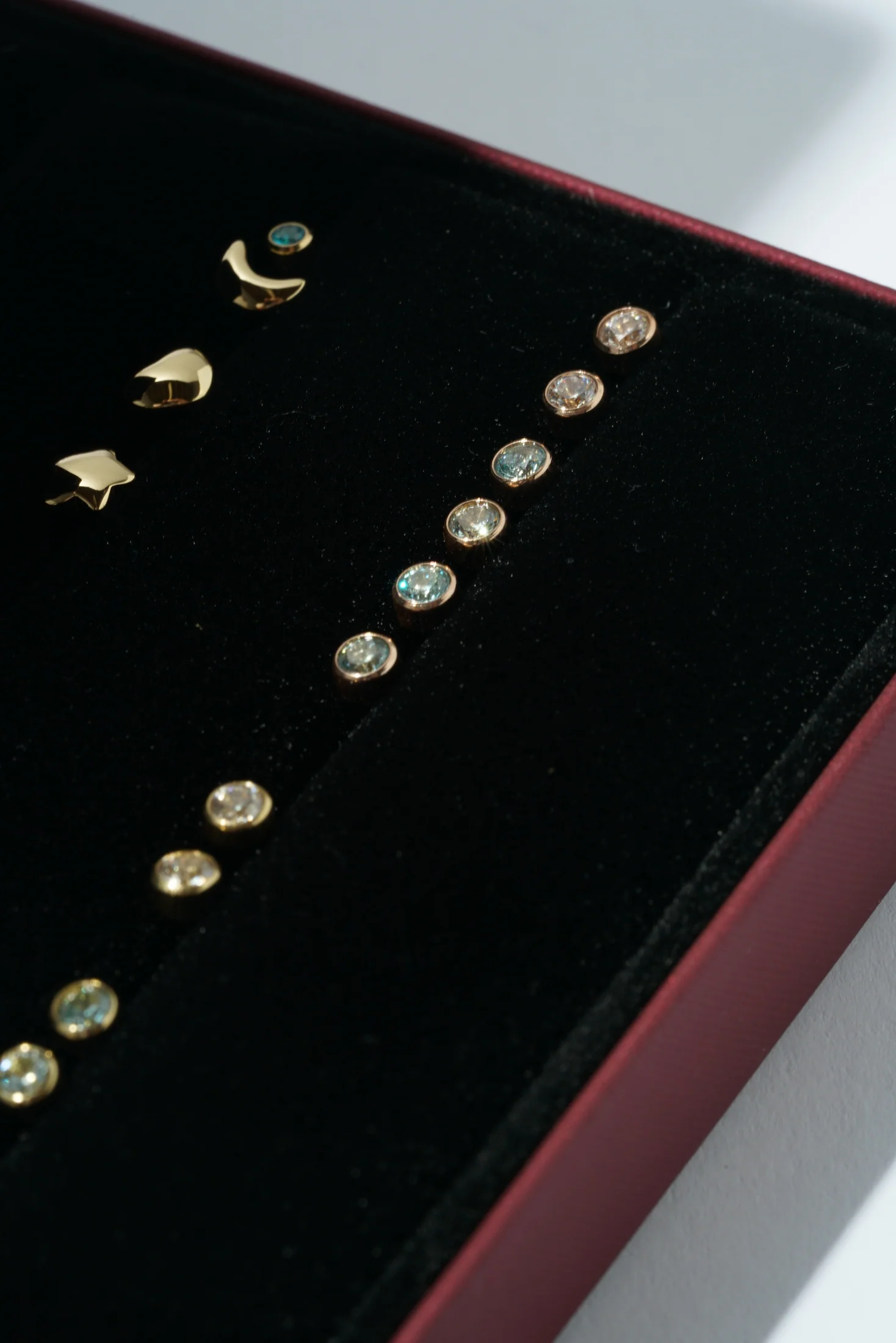 3mm Lonely Aquamarine Stud (Single) - Image 10