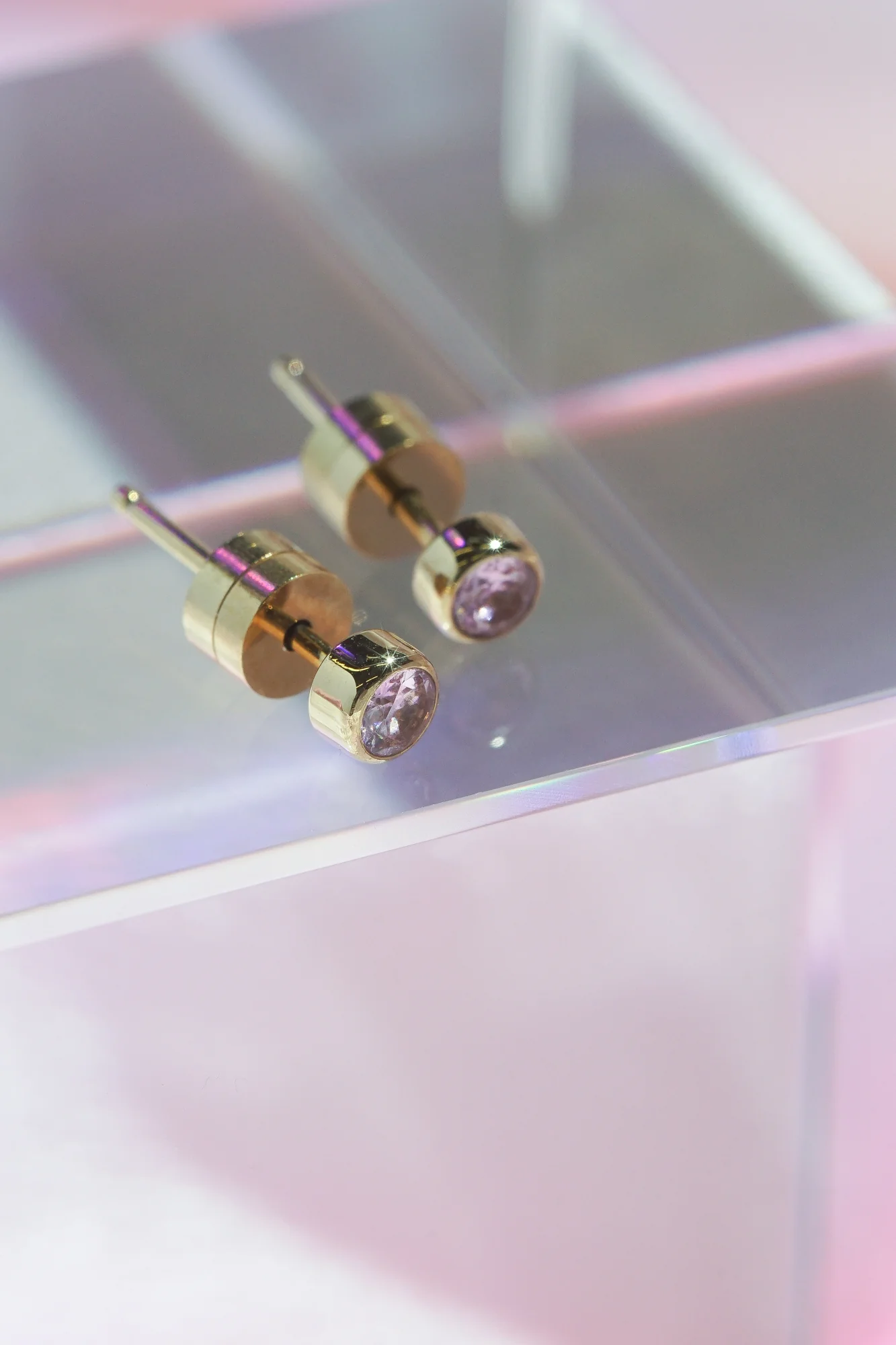 3mm Lonely Lilac Stud (Single) - Image 5