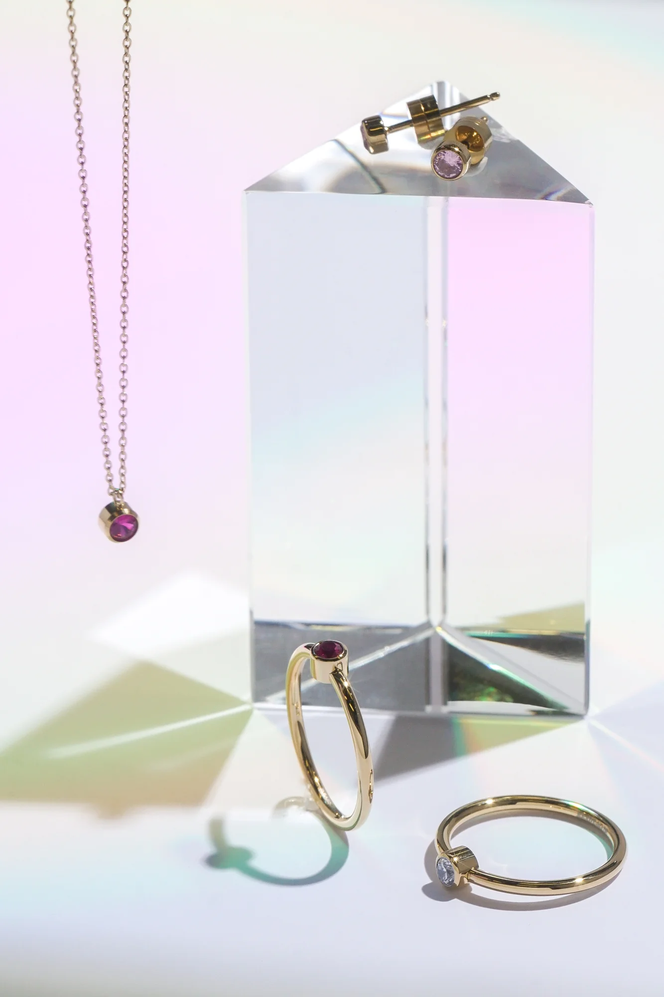 3mm Lonely Lilac Stud (Single) - Image 9