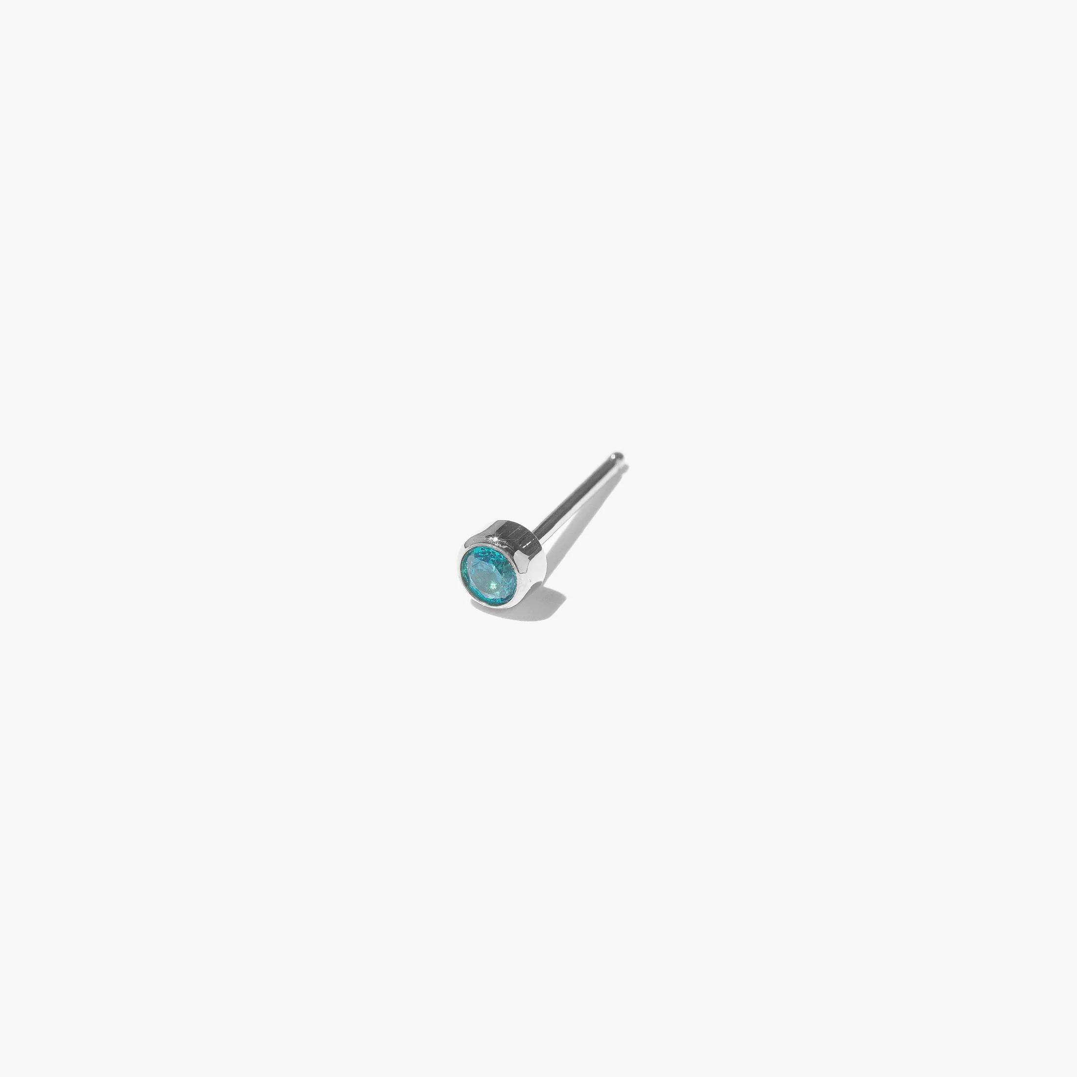 3mm Lonely Topaz Stud (Single) - Image 4