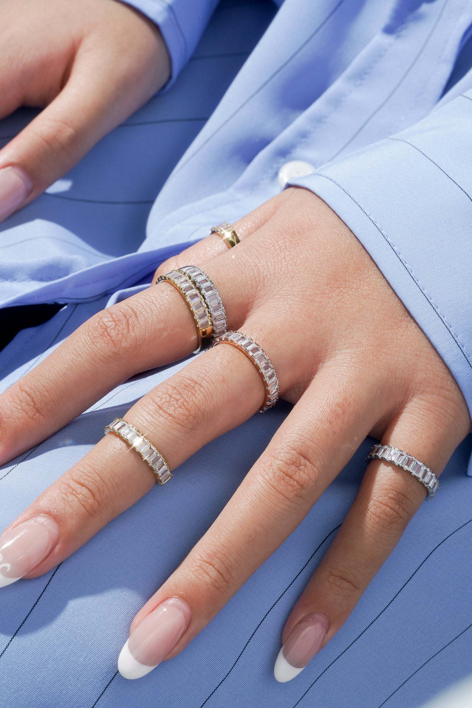 Baguette Ring - Hypoallergenic Steel - Image 10