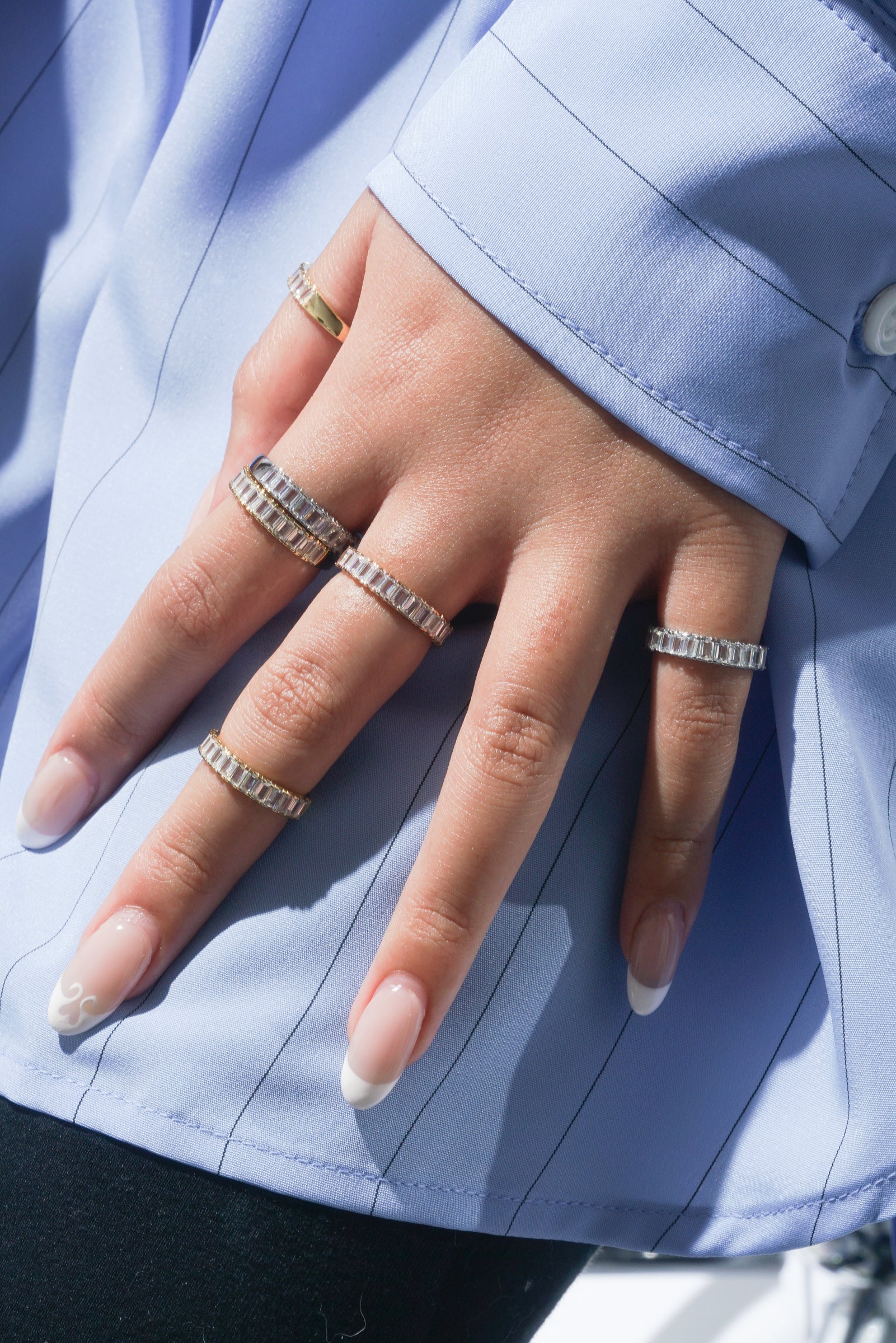 Baguette Ring - Hypoallergenic Steel - Image 12