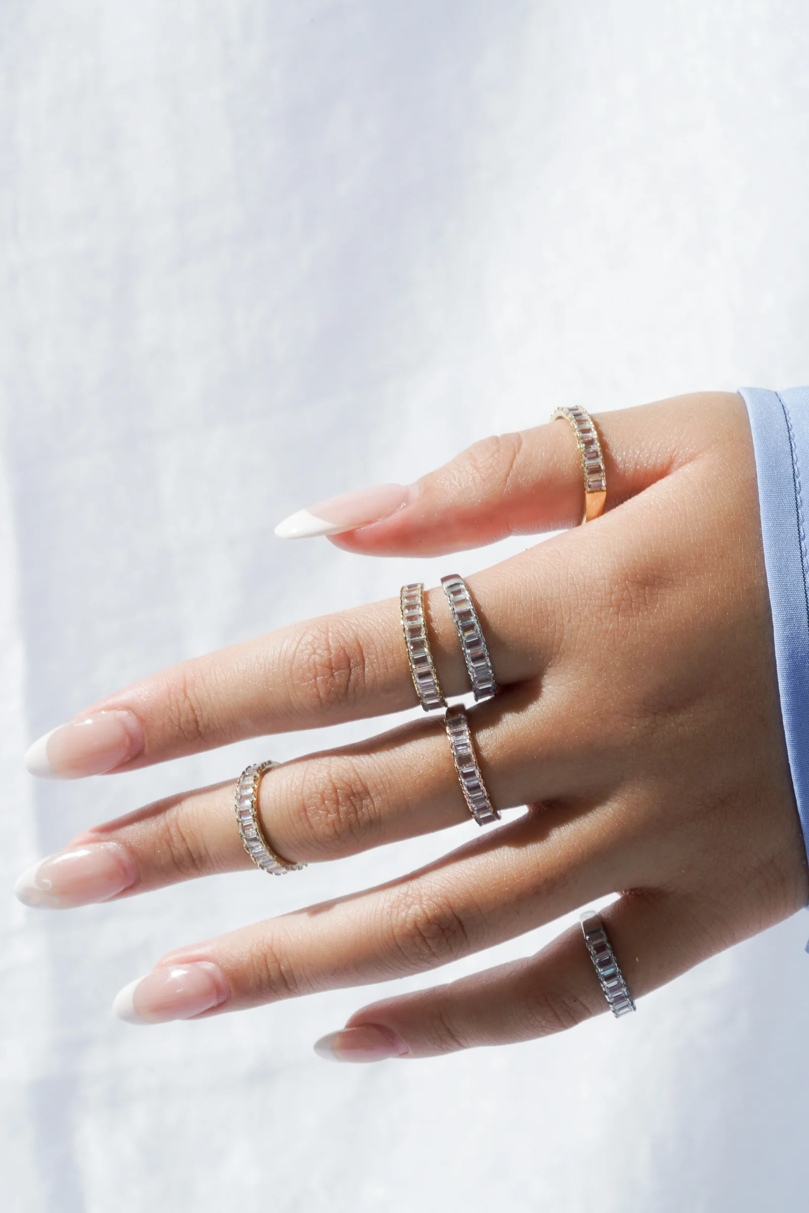 Baguette Ring - Hypoallergenic Steel - Image 17