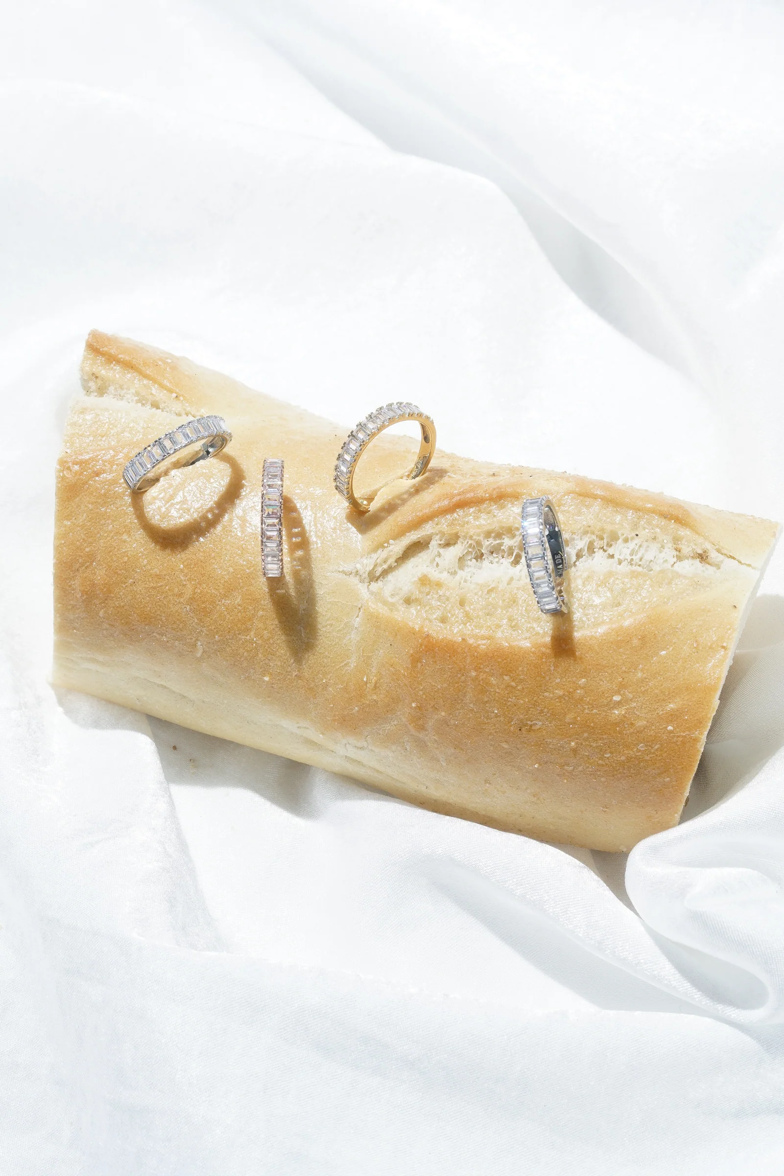 Baguette Ring - Hypoallergenic Steel - Image 5
