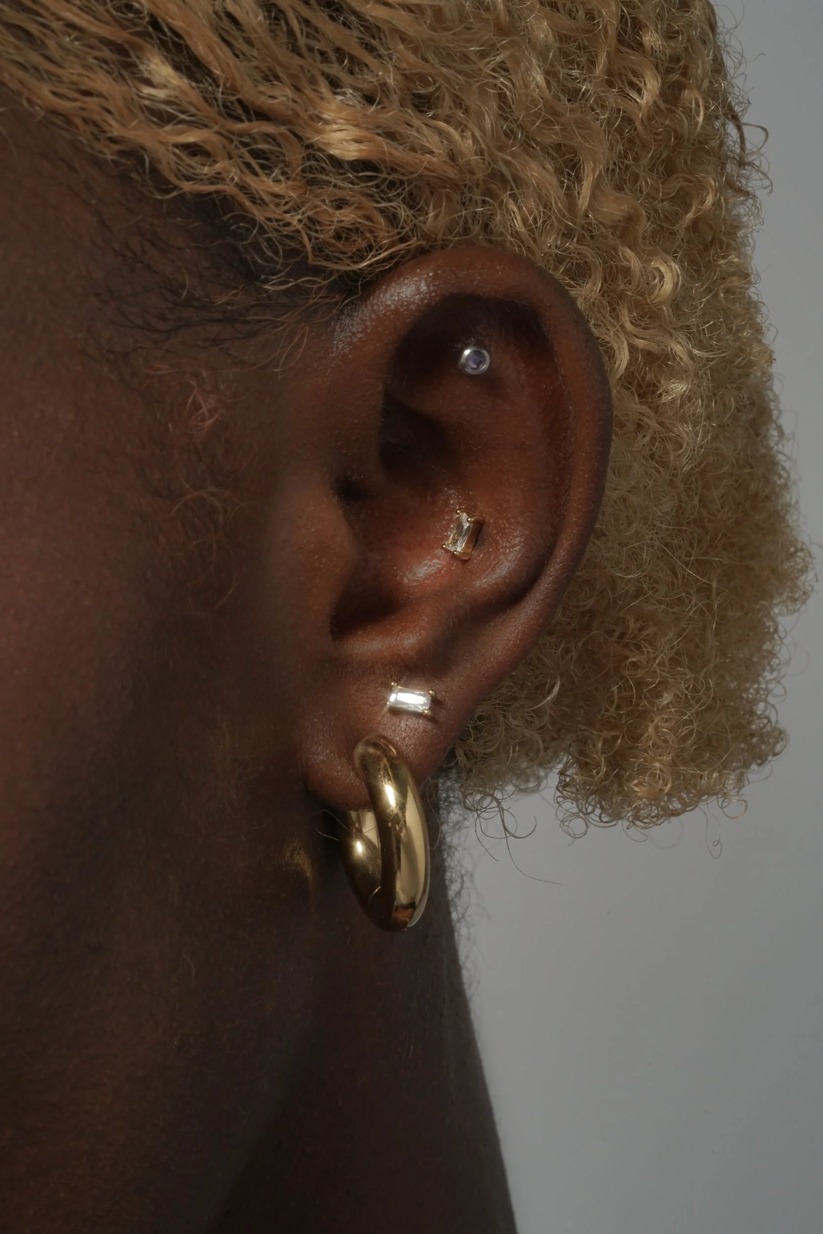 Baguette Studs (Pair) - Image 11