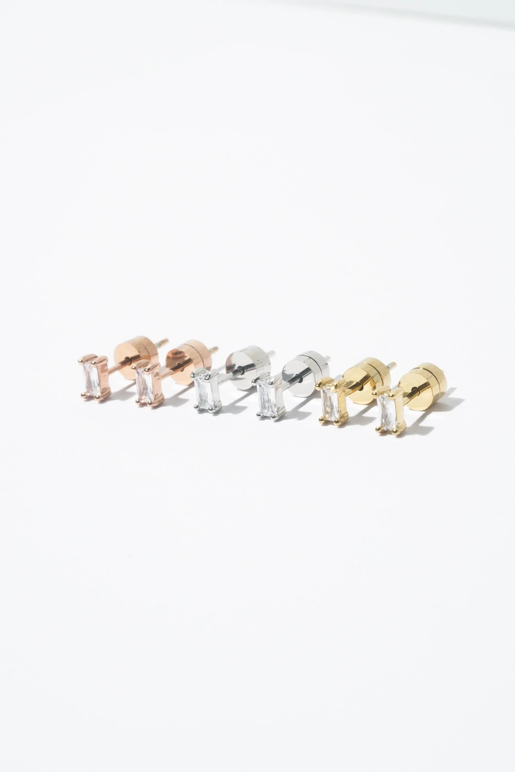 Baguette Studs (Pair) - Image 7