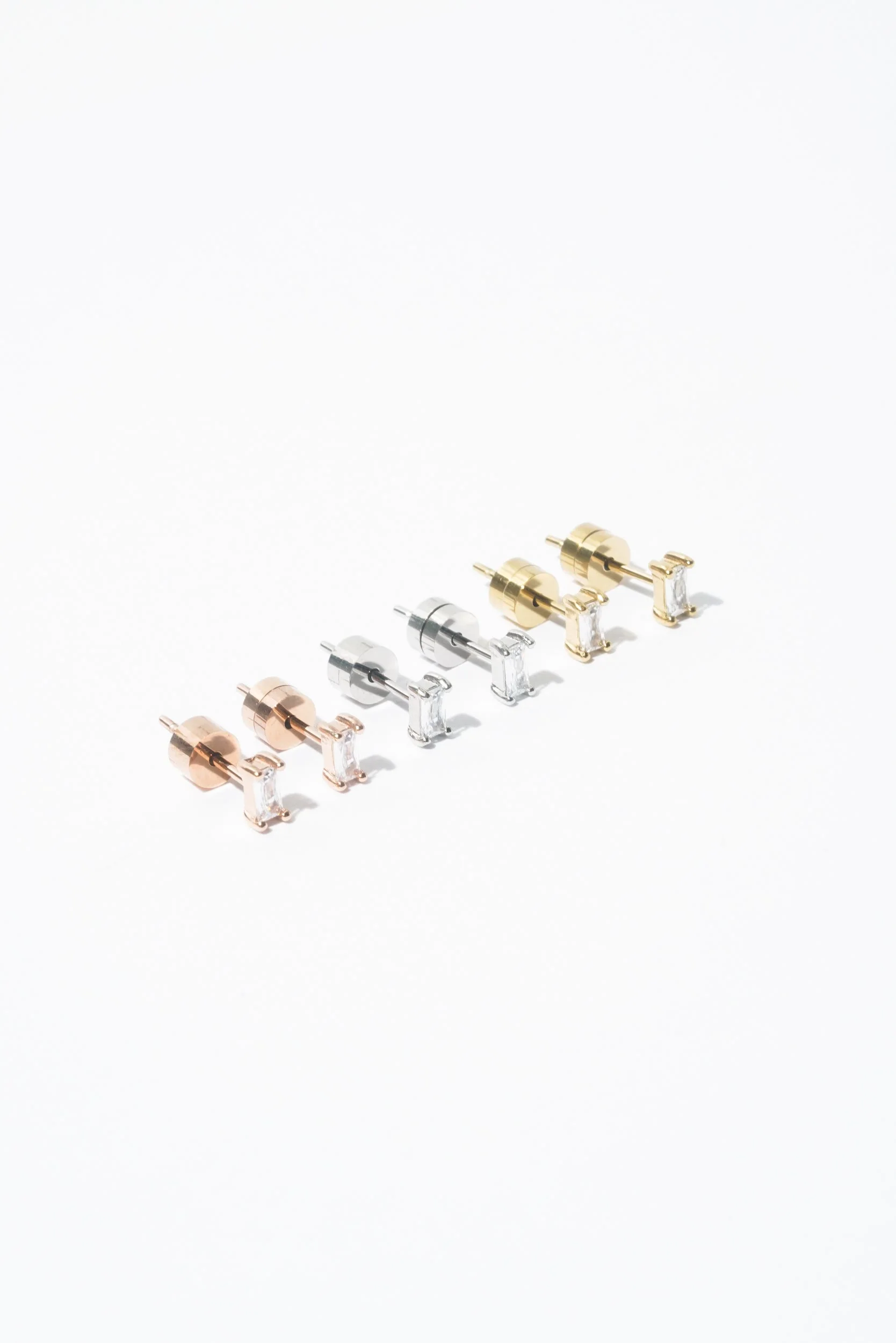 Baguette Studs (Pair) - Image 8