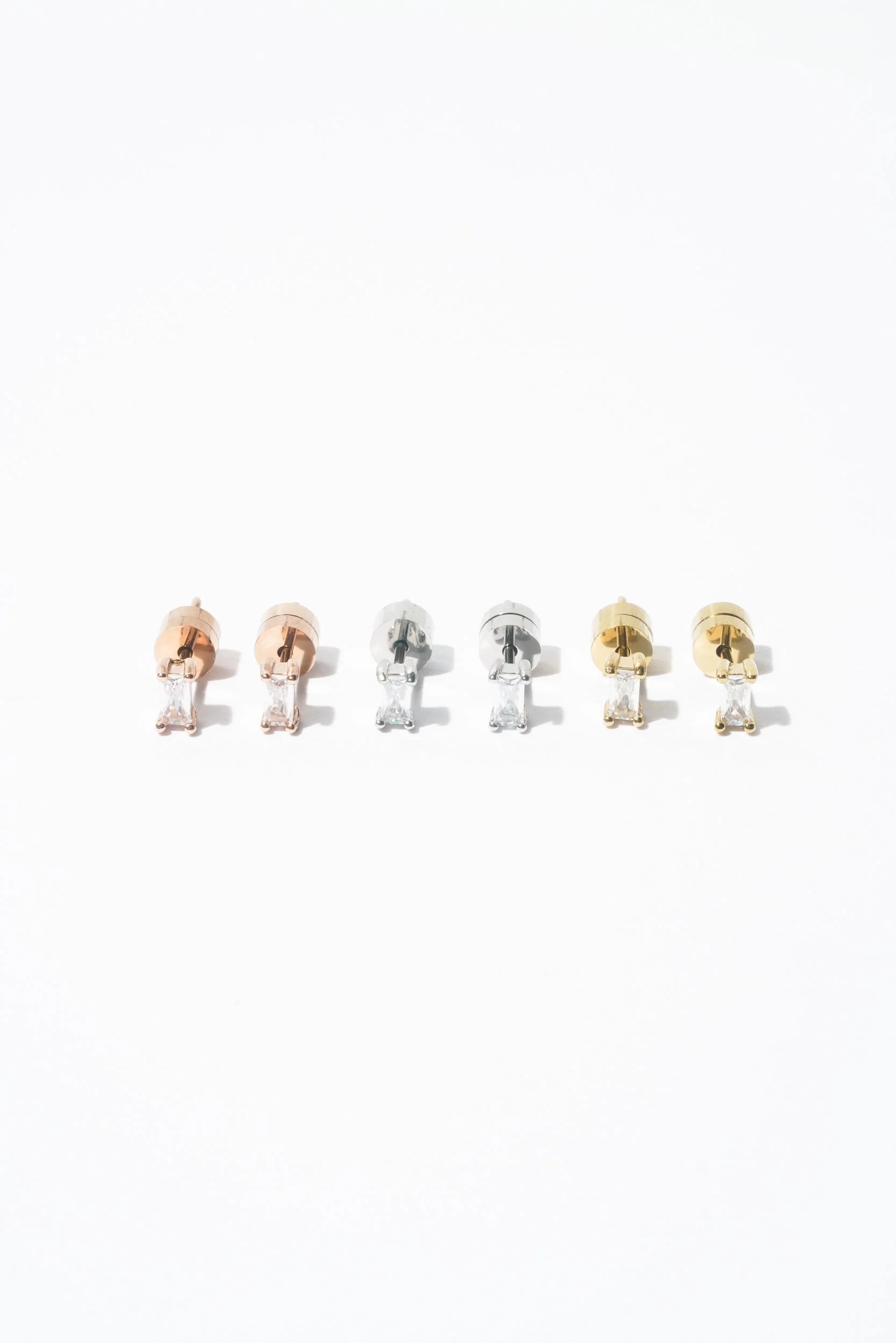 Baguette Studs (Pair) - Image 9