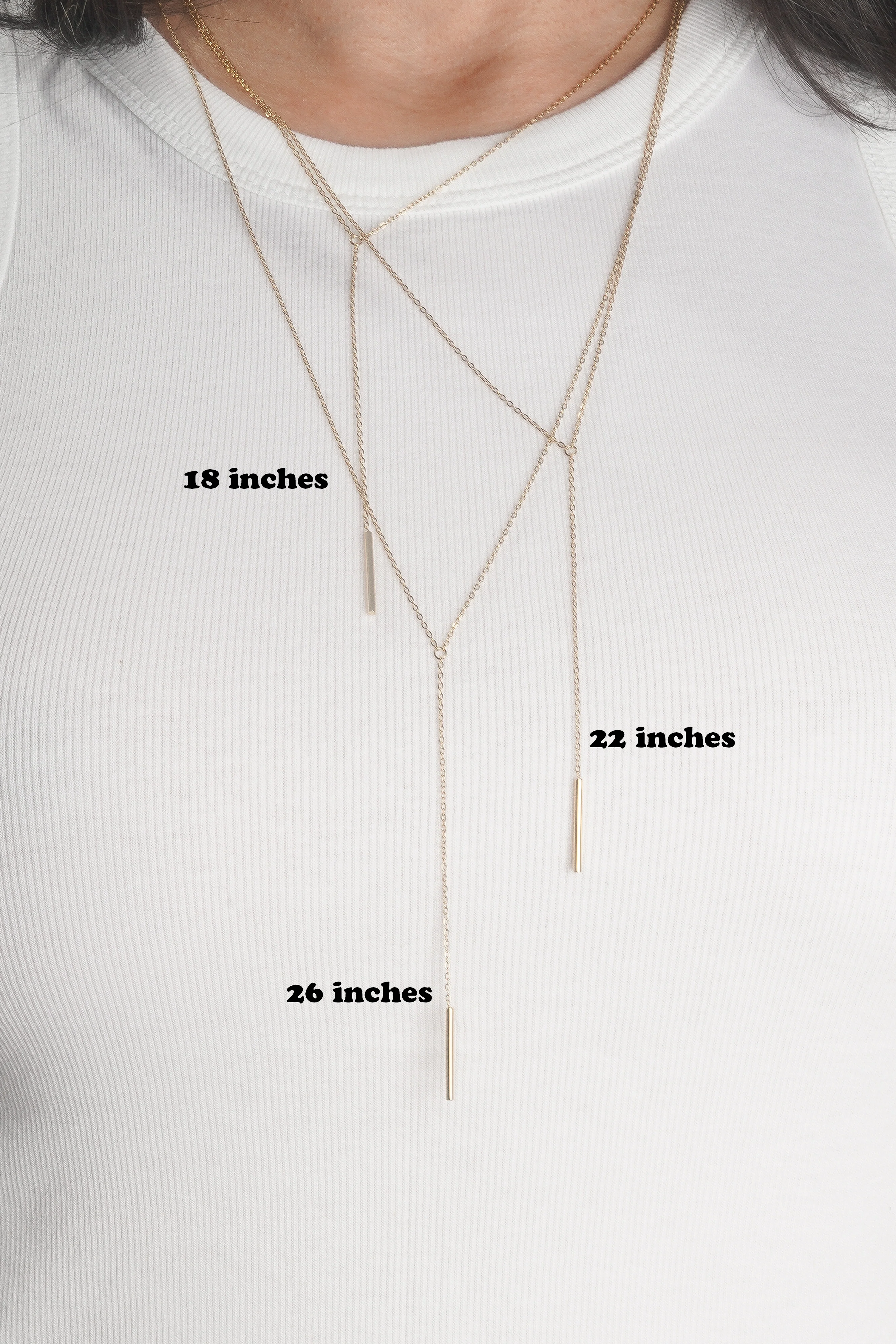 Bar Lariat Necklace - Image 11