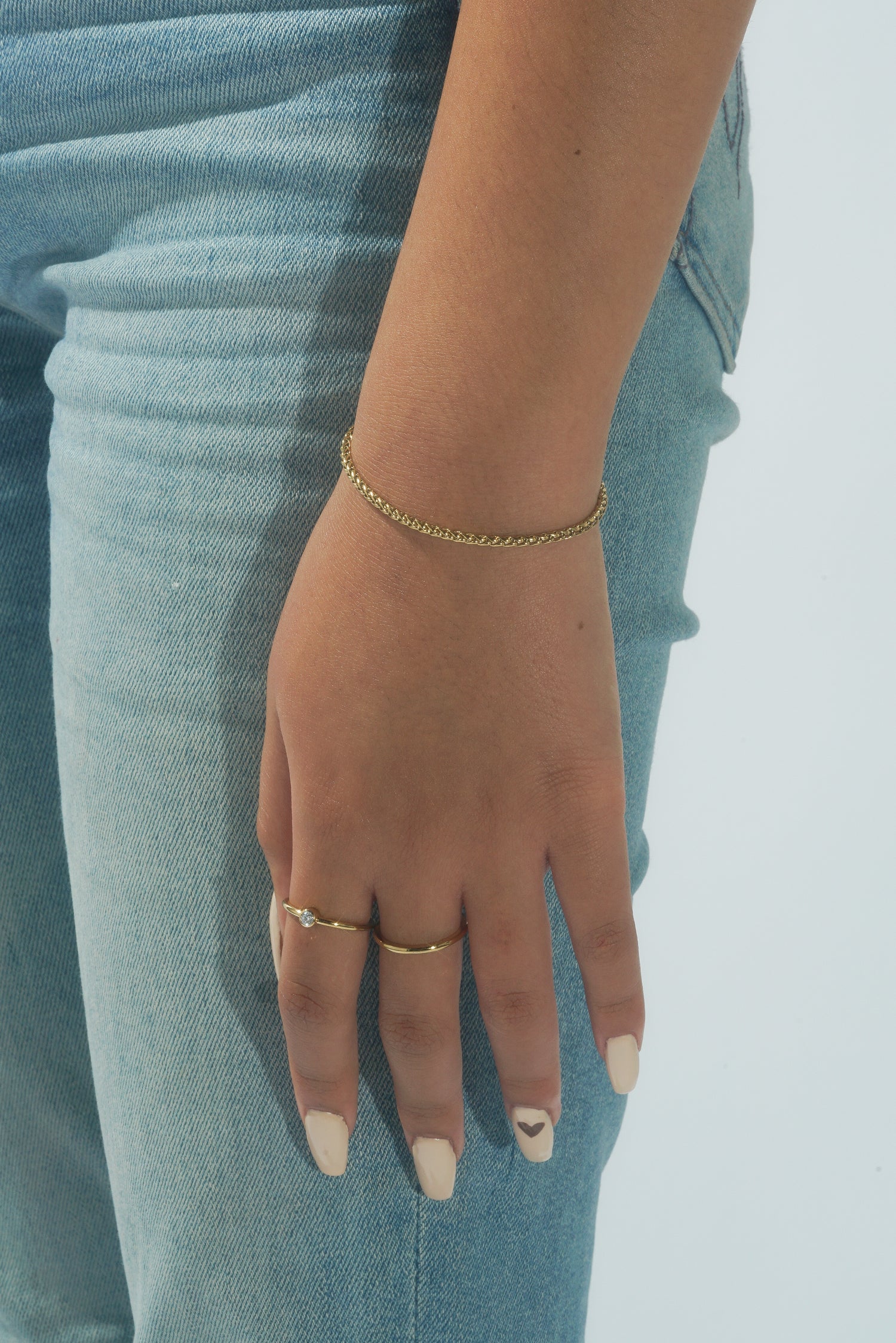 Basketweave Chain Bracelet - Image 3
