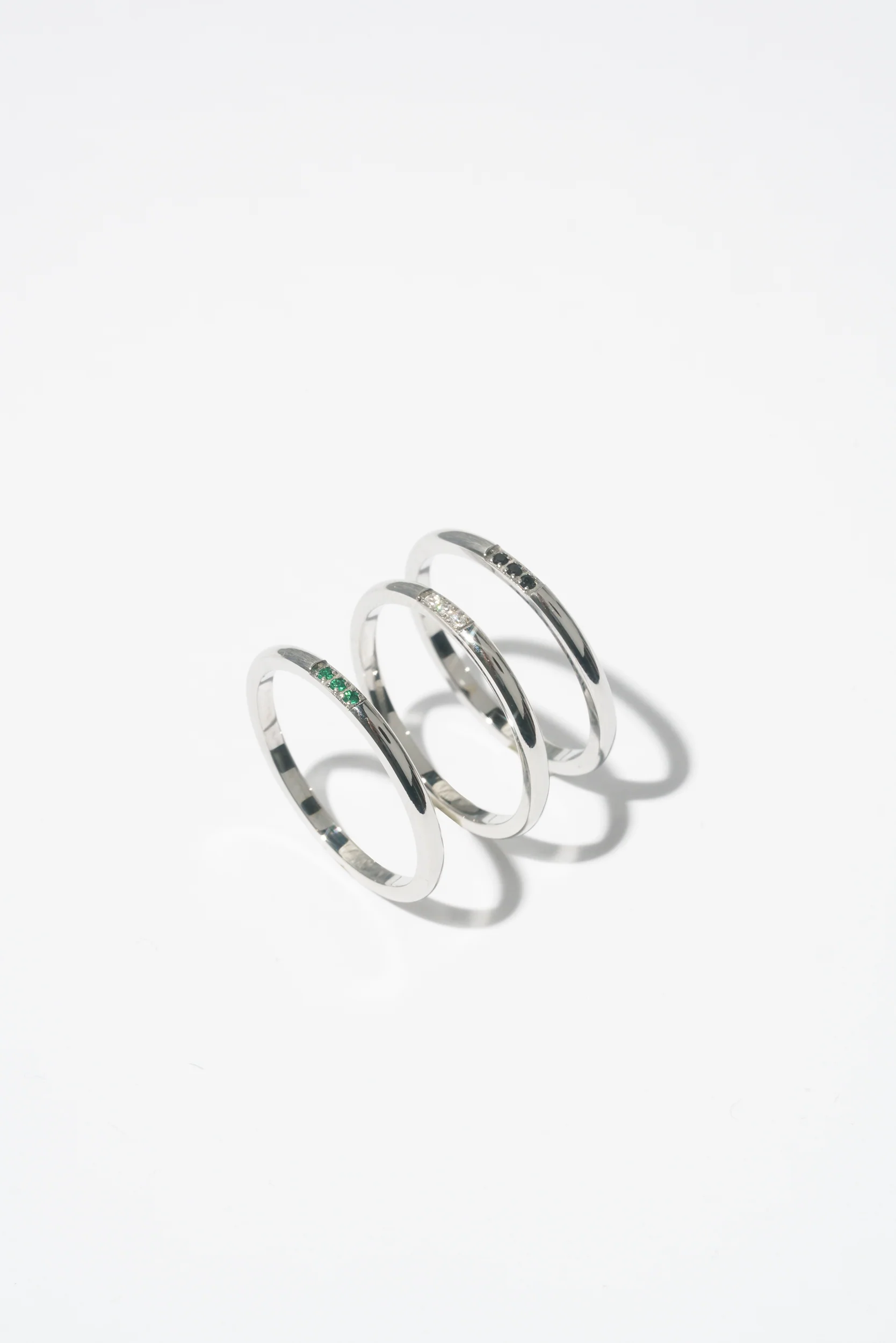 Black Diamante Stardust Ring - Image 7
