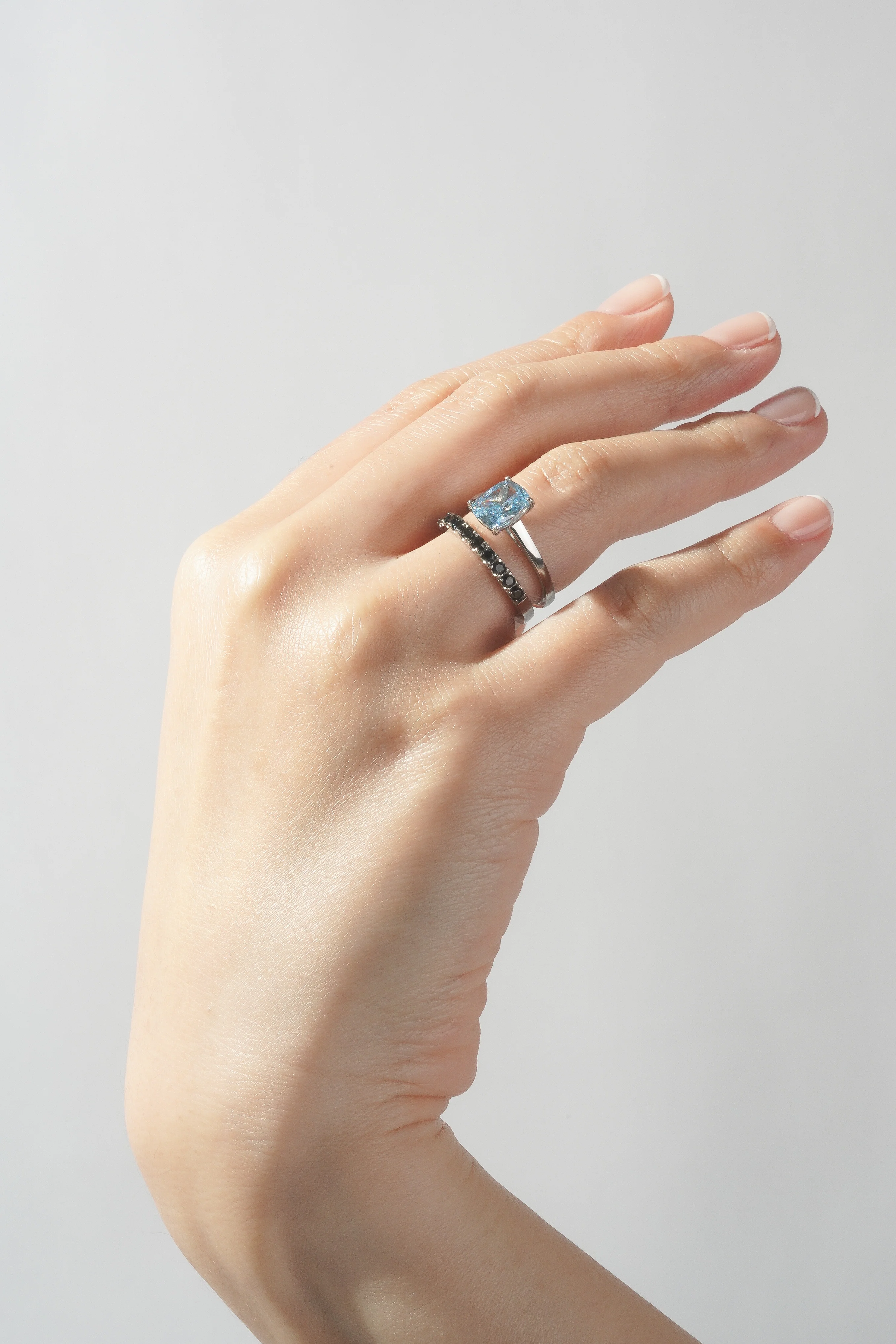 Blue Baby Cocktail Ring - Image 4
