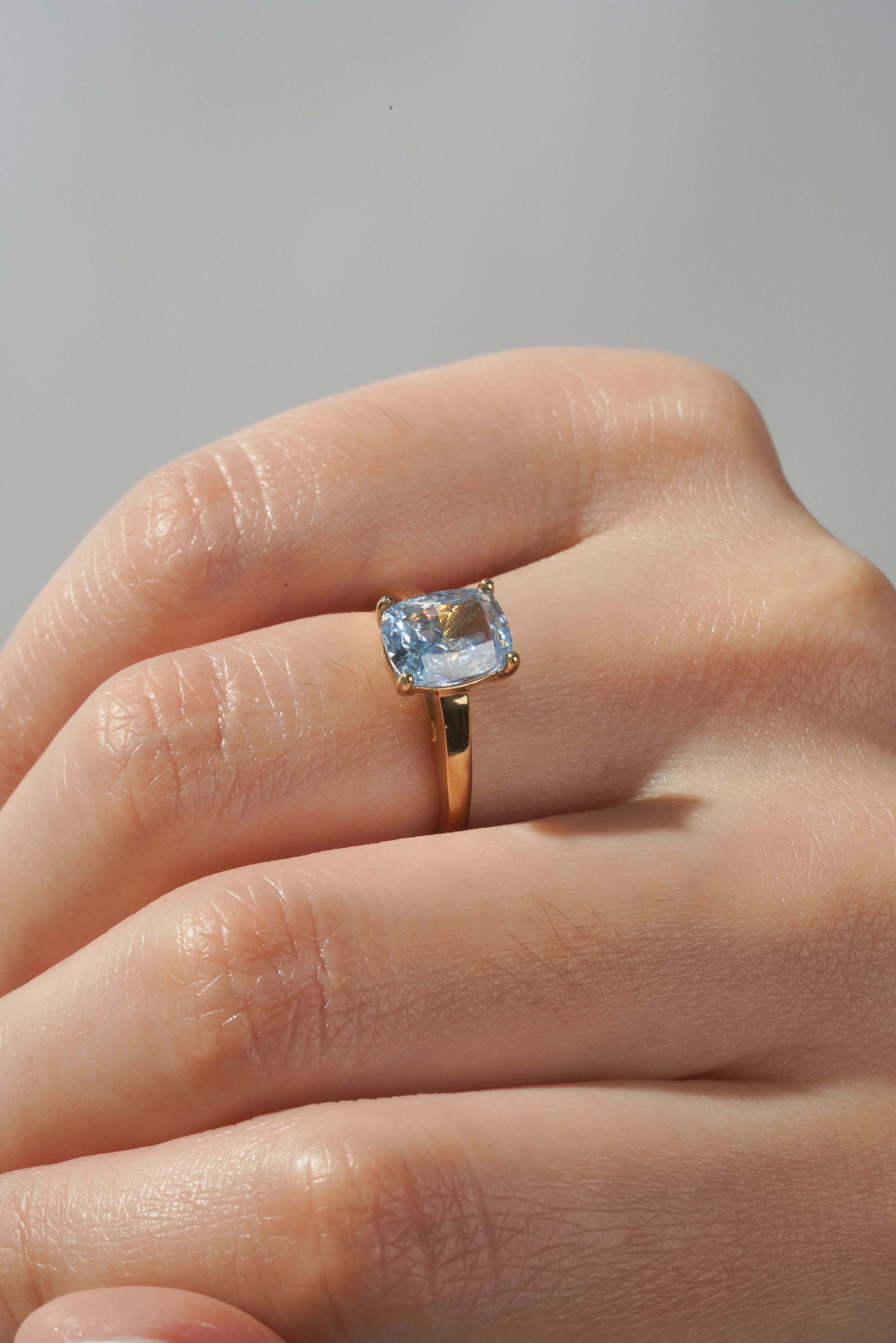 Blue Baby Cocktail Ring - Image 5