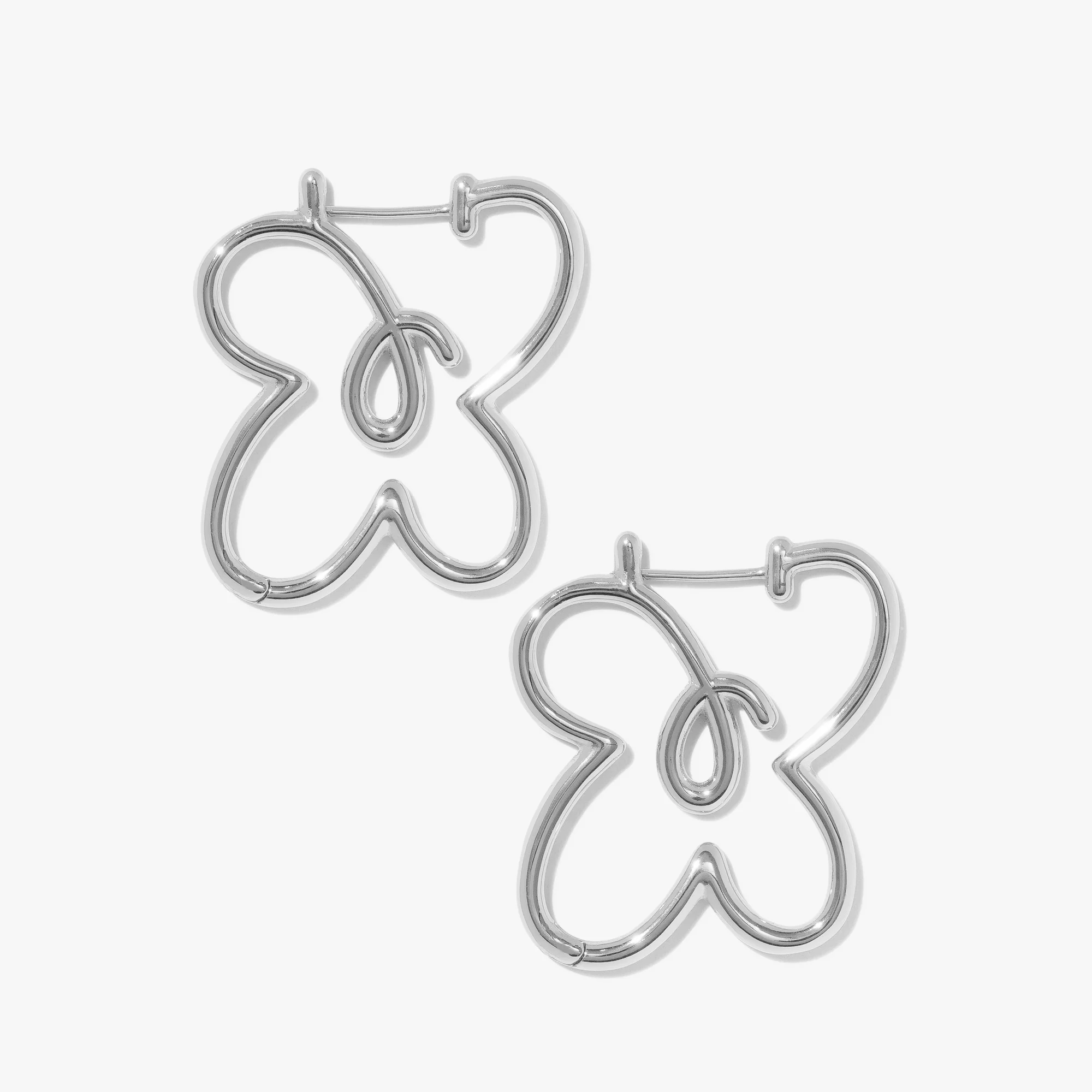Butterflower Doodle Hoops (Pair) - Image 2